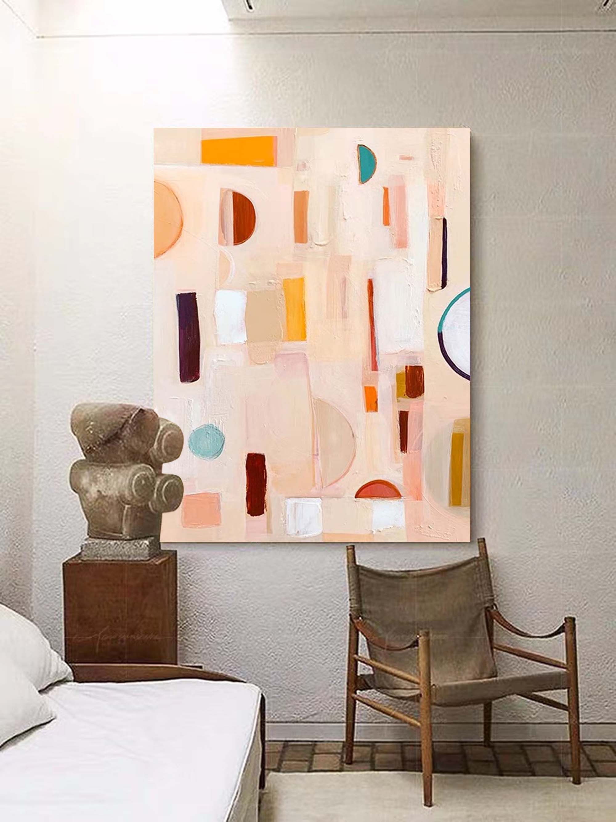Geometric Canvas Art #GE002