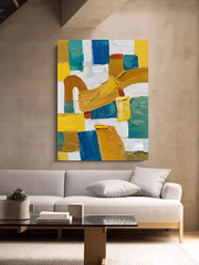 Abstract Canvas Art #AB034