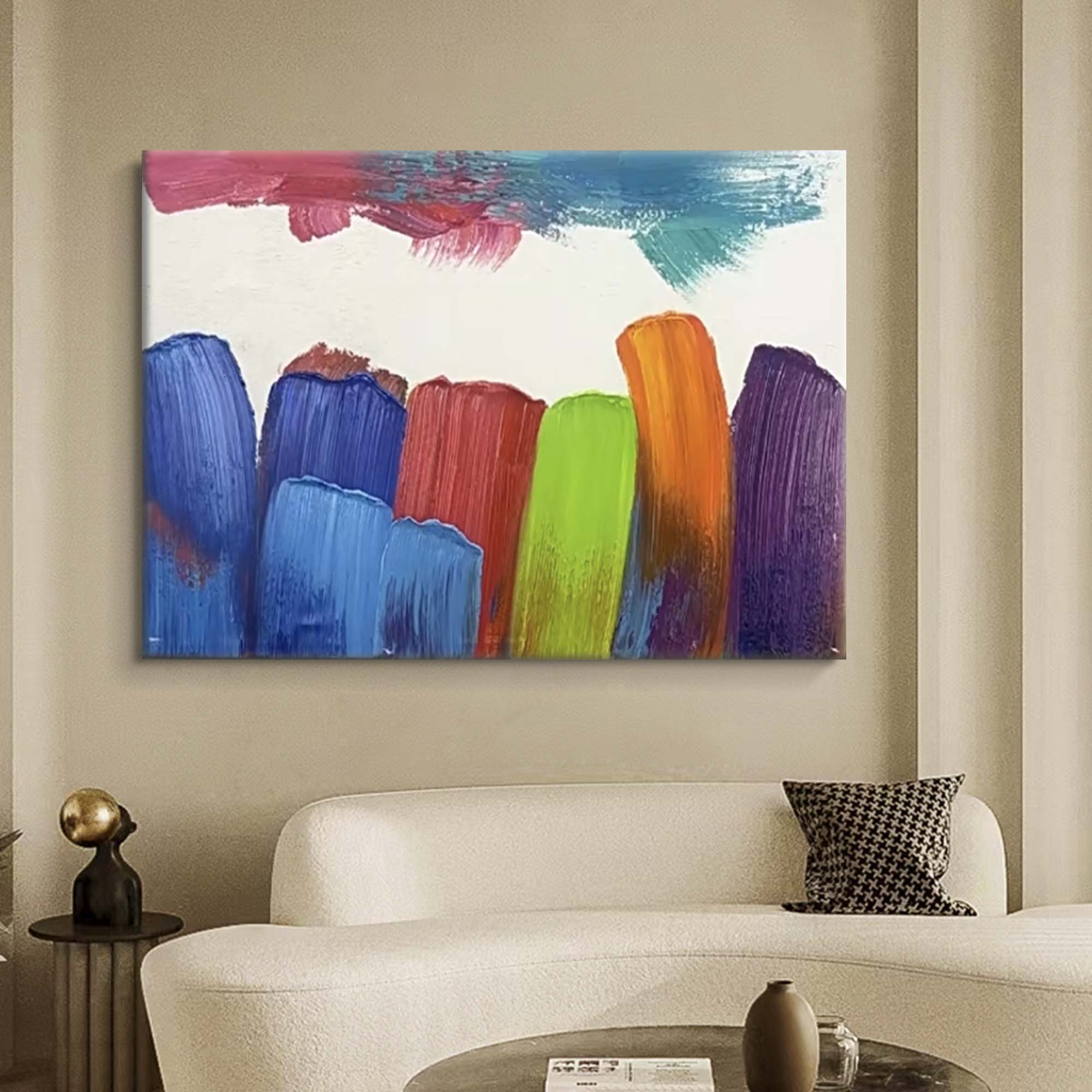 Abstract Canvas Art #AB013