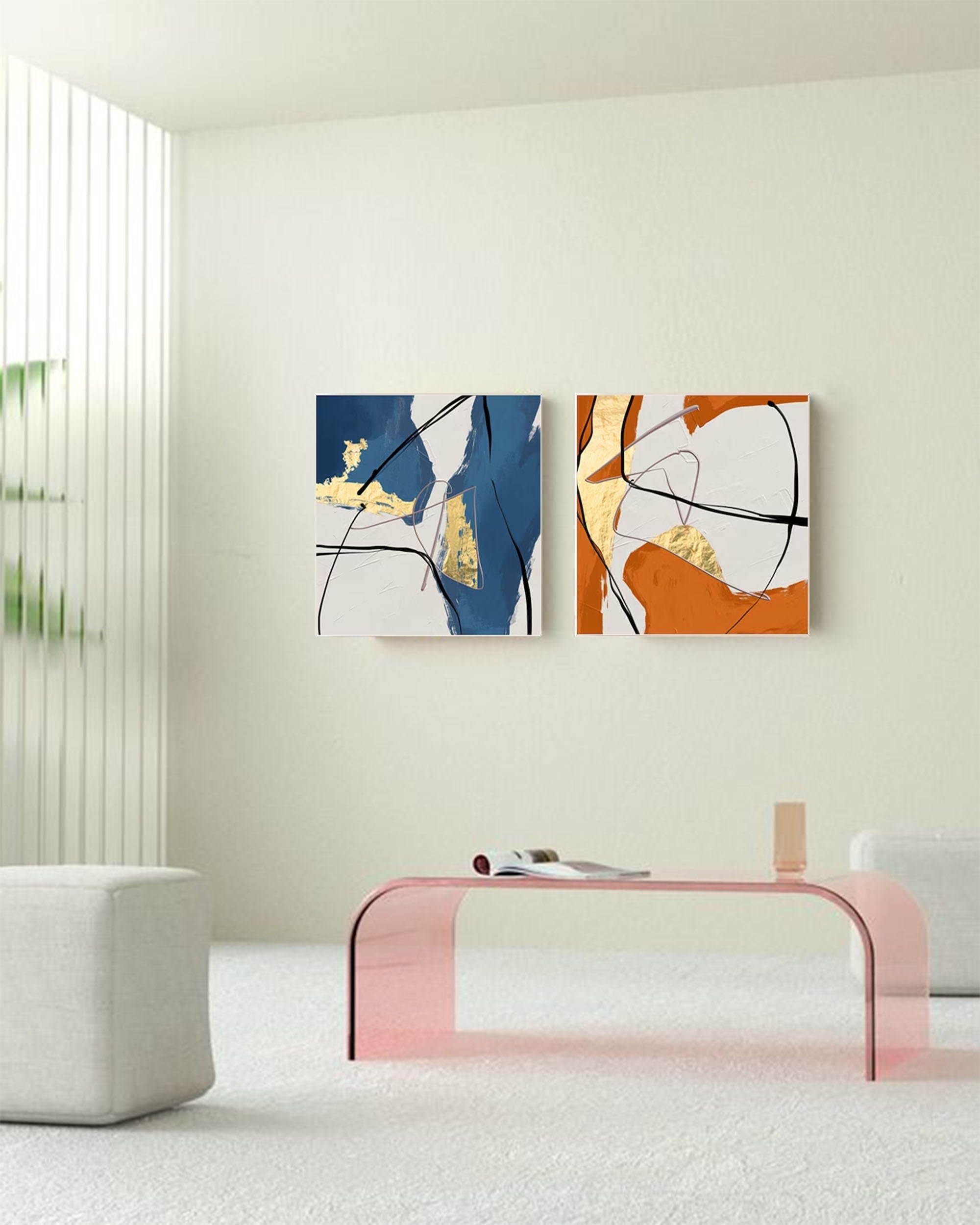 Abstract Canvas Art #AB028