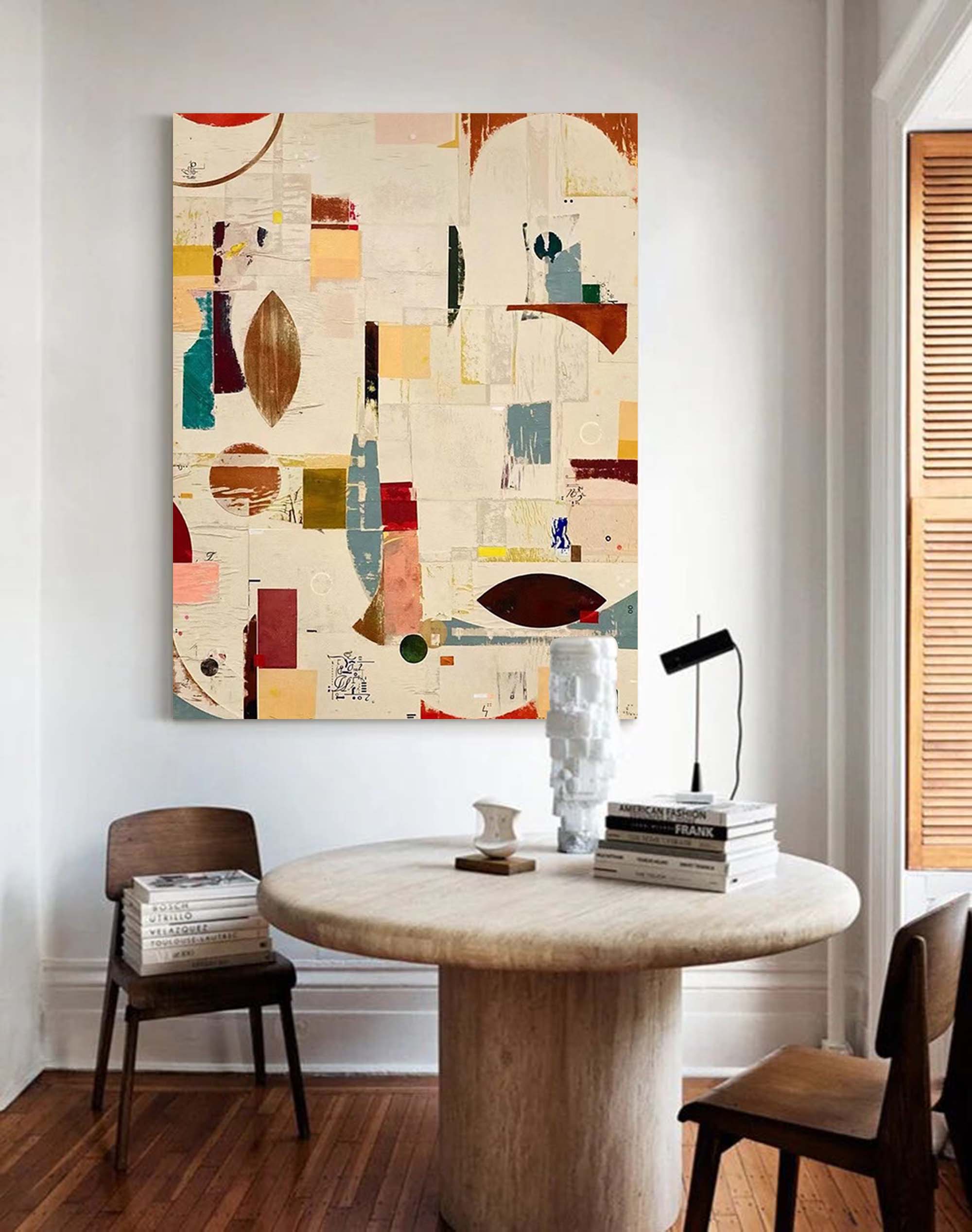 Geometric Canvas Art #GE001