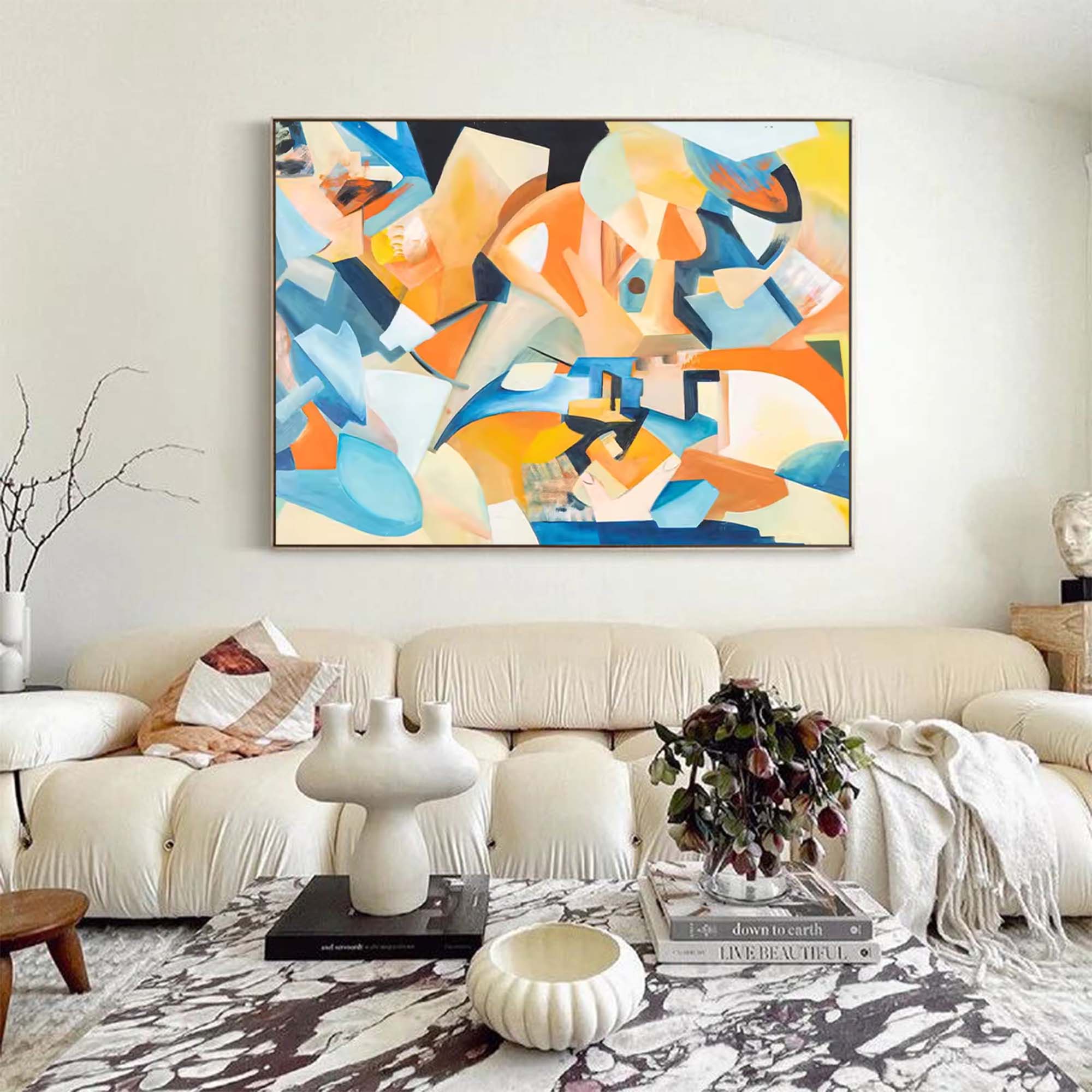 Abstract Canvas Art #AB065