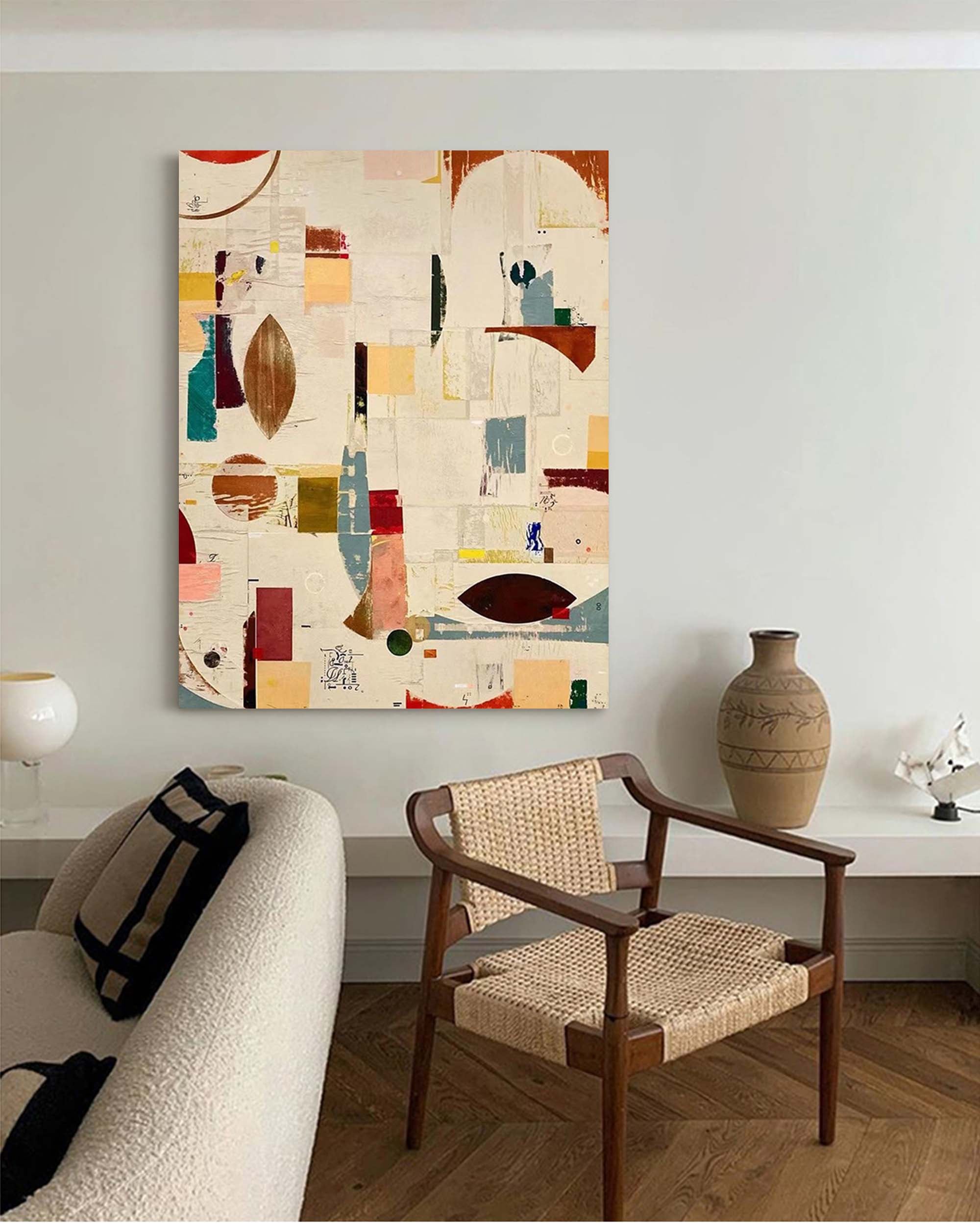 Geometric Canvas Art #GE001