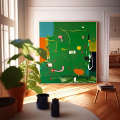 Abstract Canvas Art #AB380