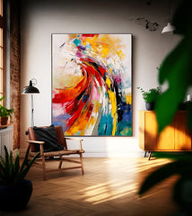 Abstract Canvas Art #AB290