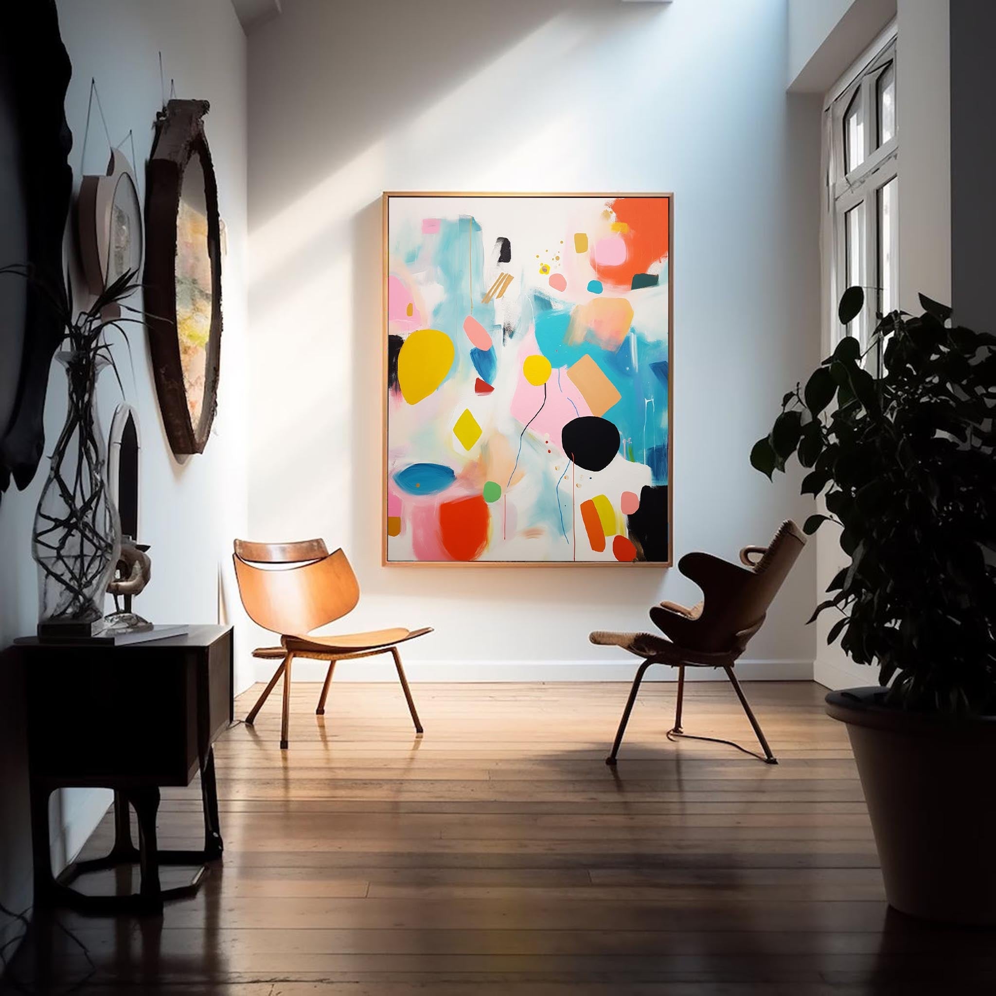Abstract Canvas Art #AB203
