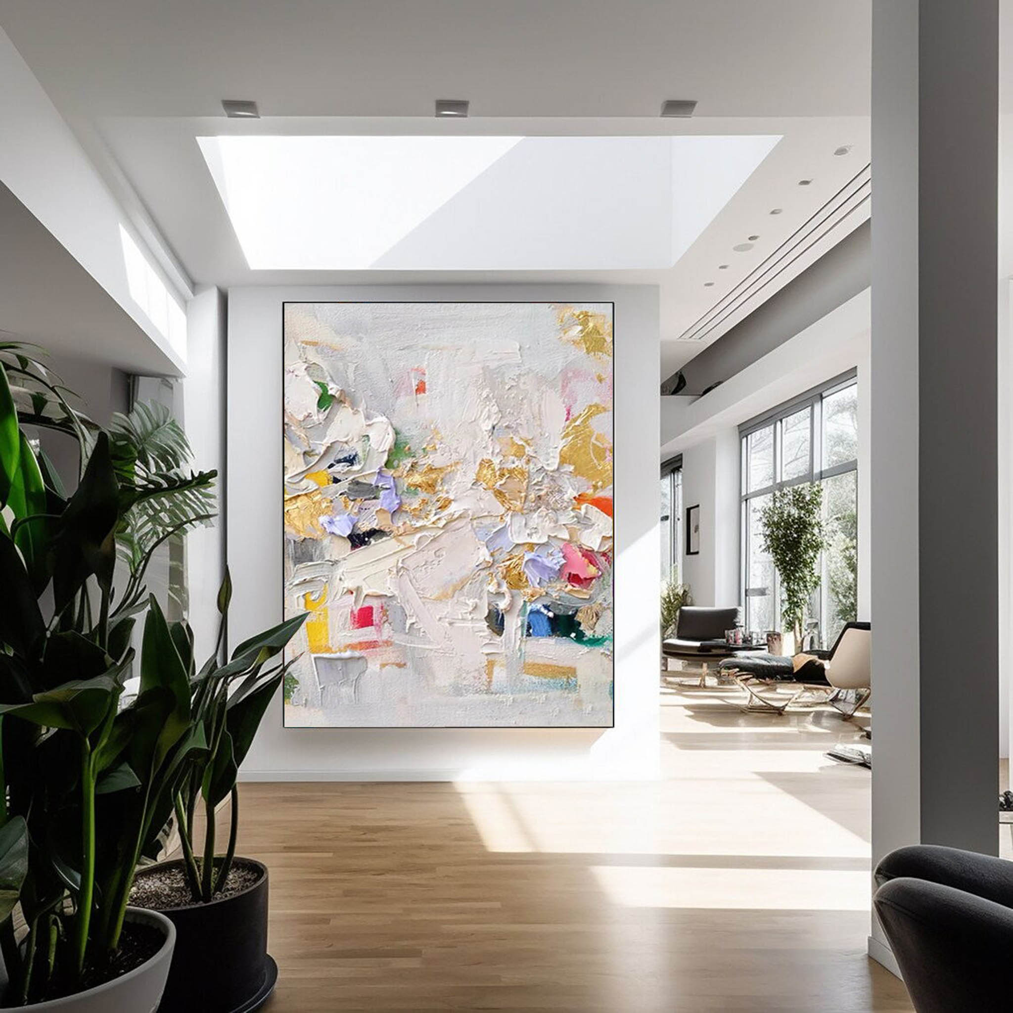 Abstract Canvas Wall Art #aa004