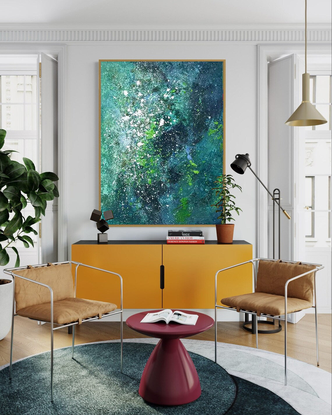 Abstract Canvas Art #AB293