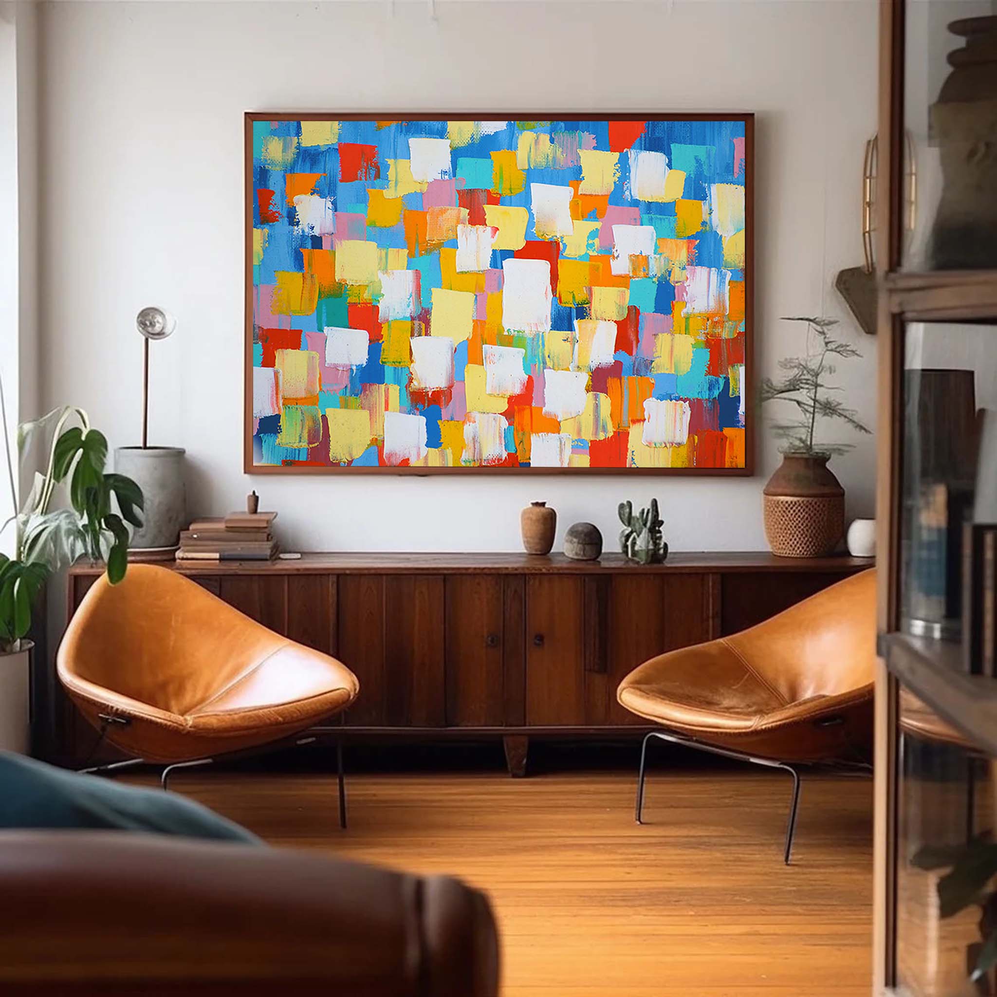 Abstract Canvas Art #AB256