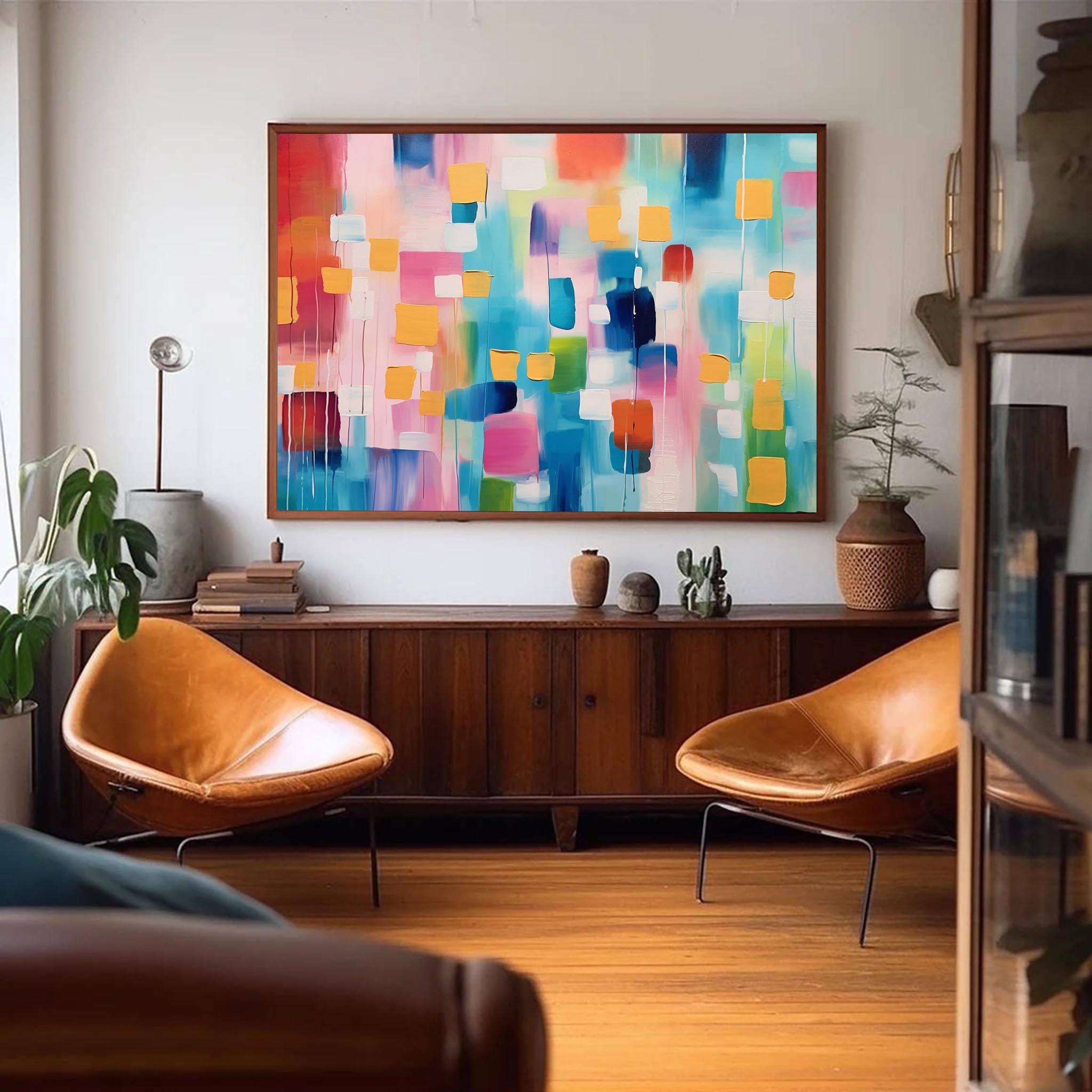 Abstract Canvas Art #AB201