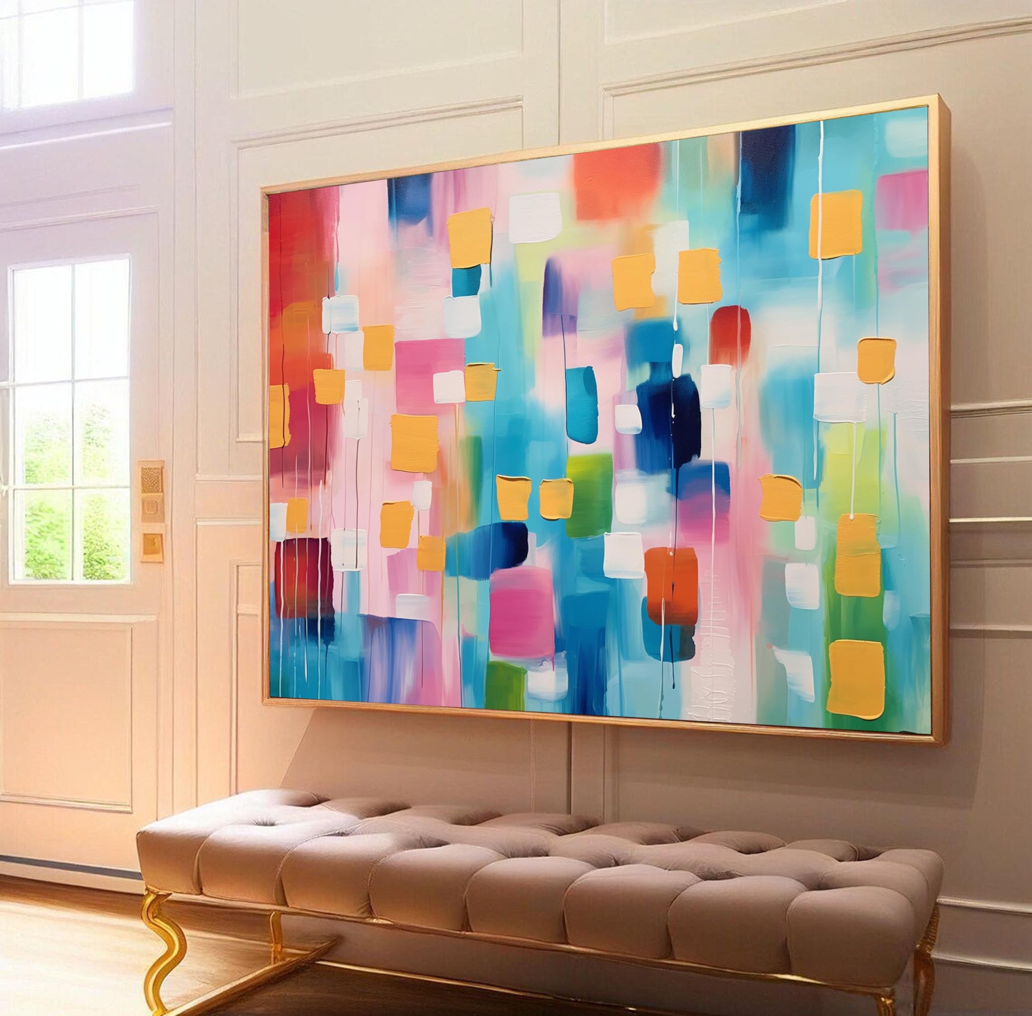 Abstract Canvas Art #AB201