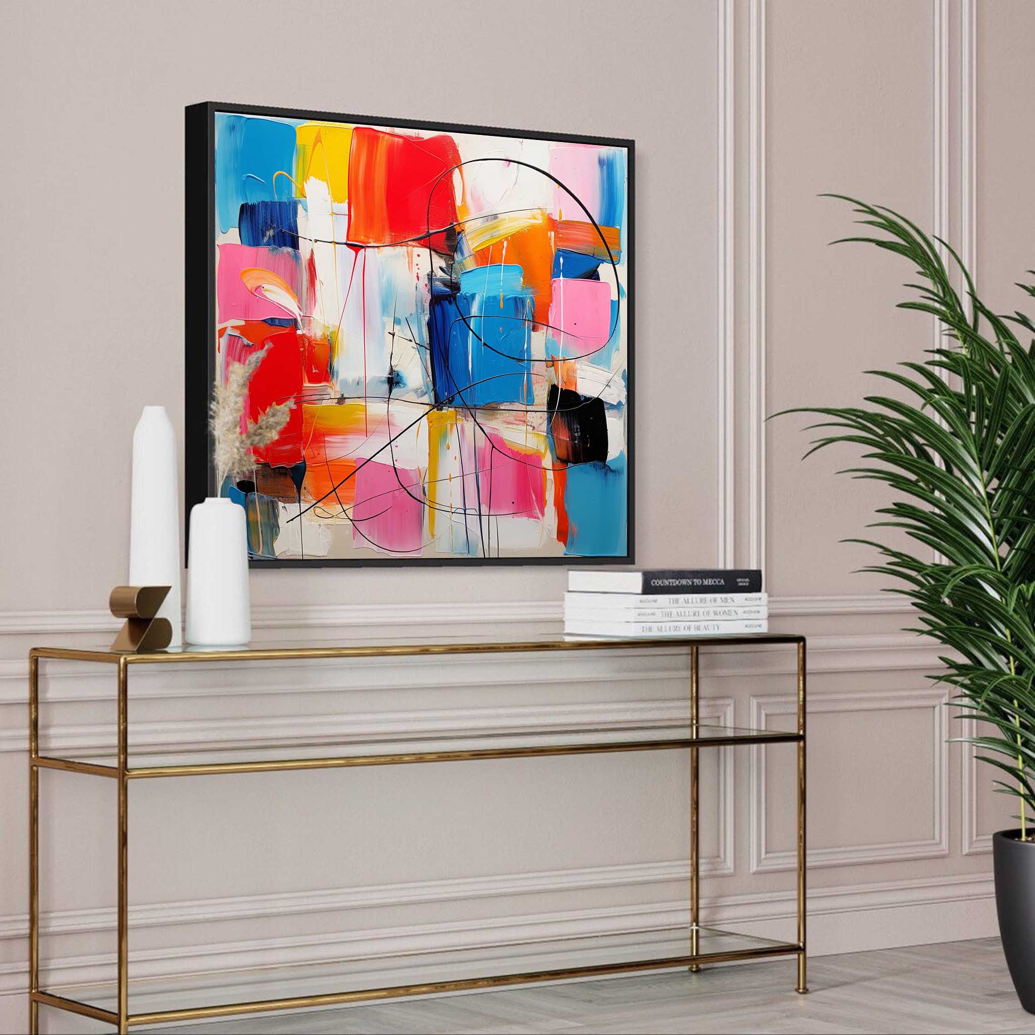 Abstract Canvas Art #AB222