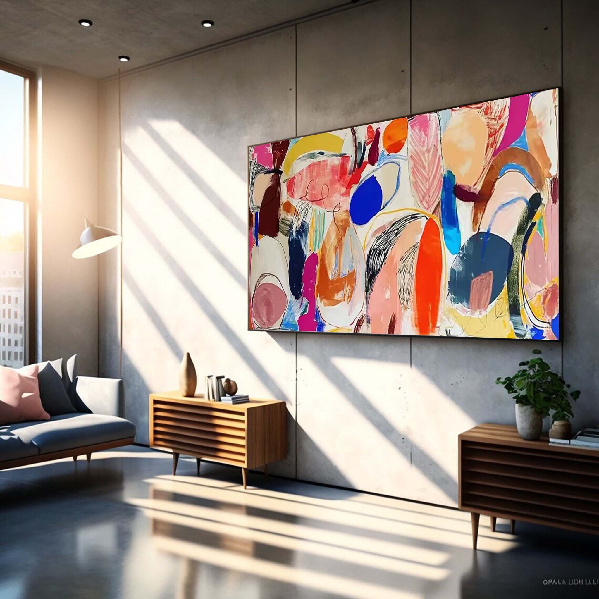 Abstract Canvas Art #AB062