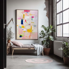 Abstract Canvas Art #AB455