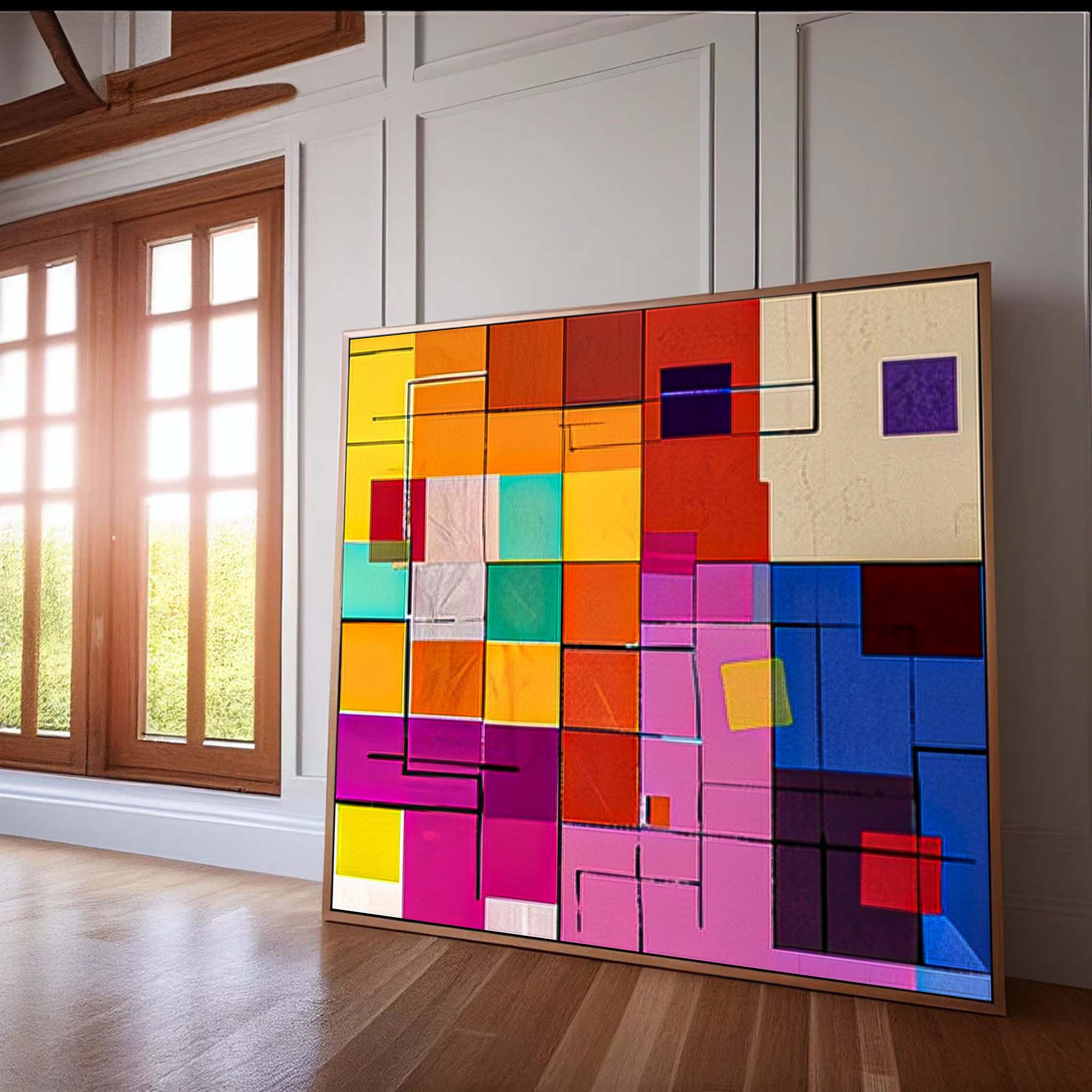Abstract Canvas Art #AB487