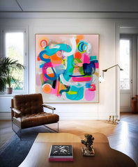 Abstract Canvas Art #AB448