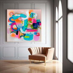 Abstract Canvas Art #AB448