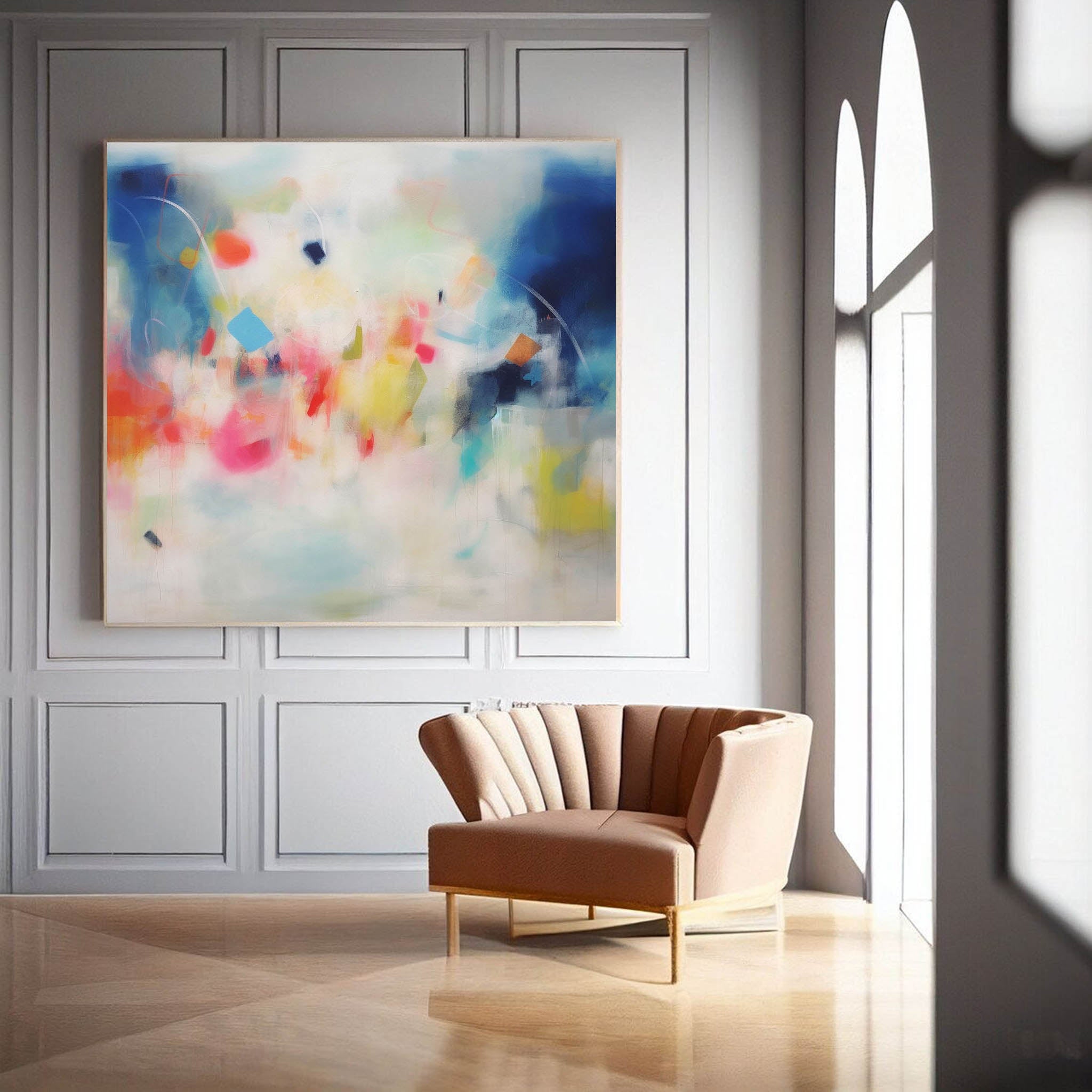 Abstract Canvas Art #AB198