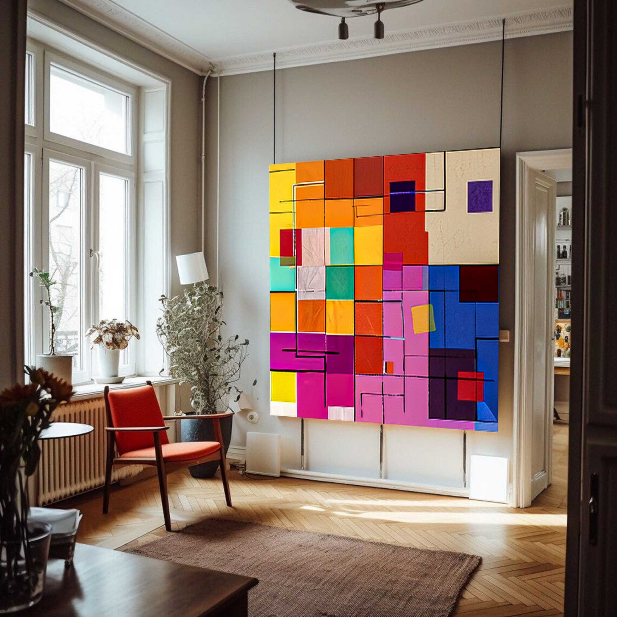 Abstract Canvas Art #AB487