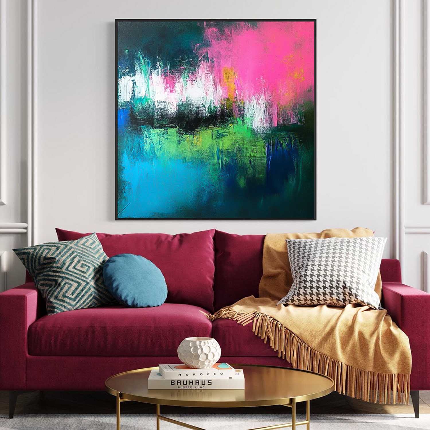 Abstract Canvas Art #AB698