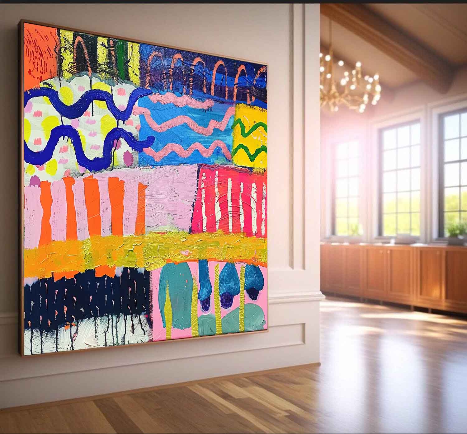 Abstract Canvas Art #AB681