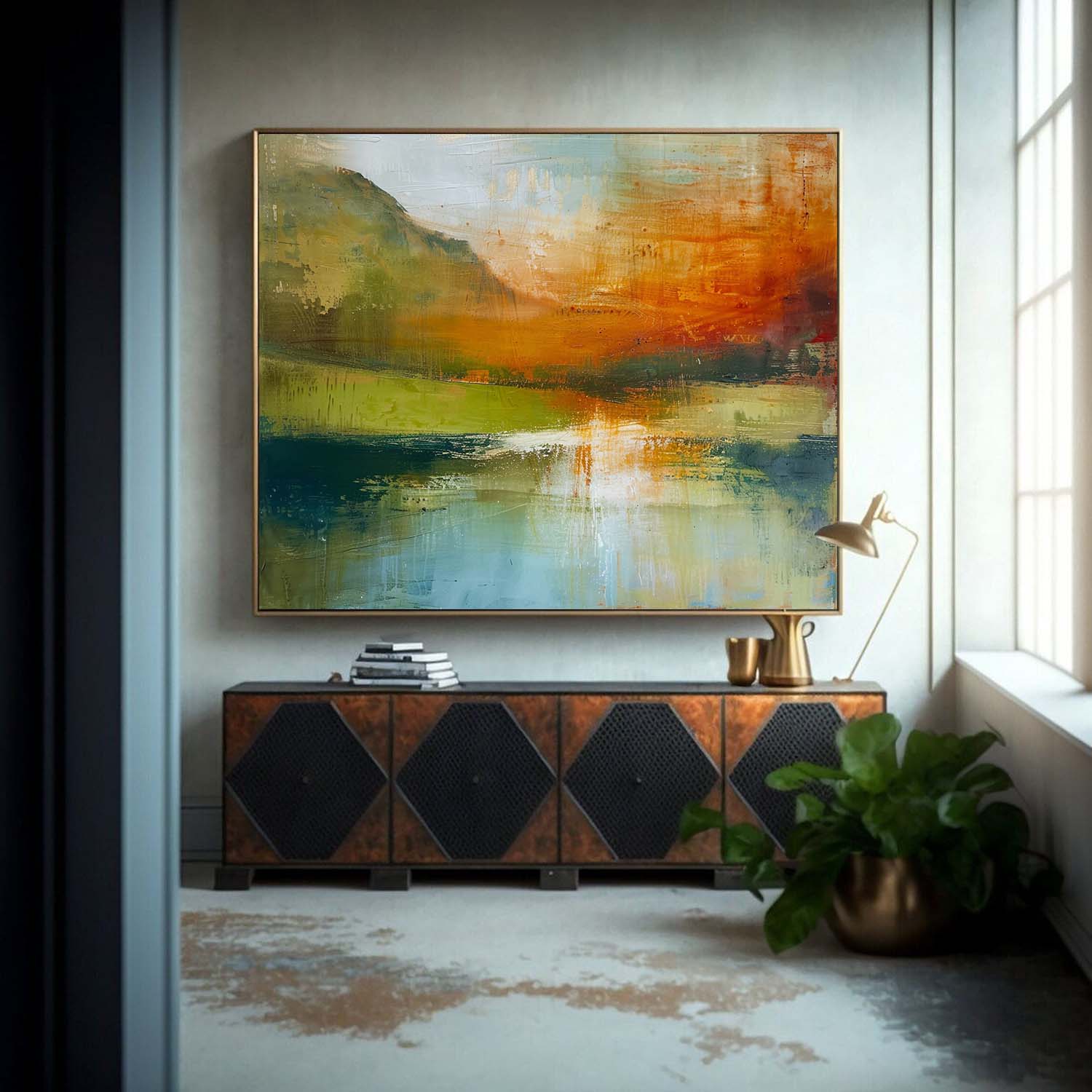 Abstract Canvas Art #AB627