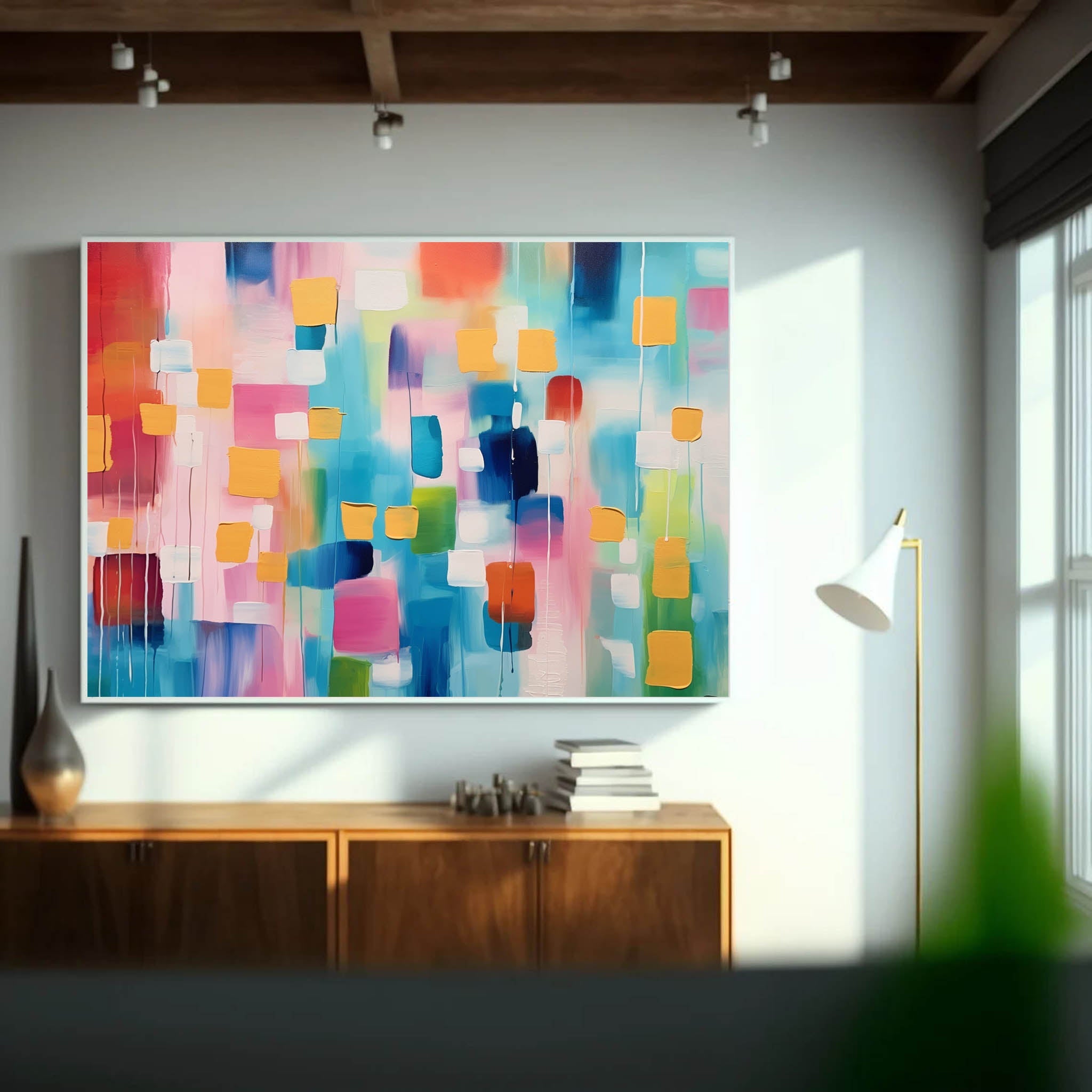 Abstract Canvas Art #AB201