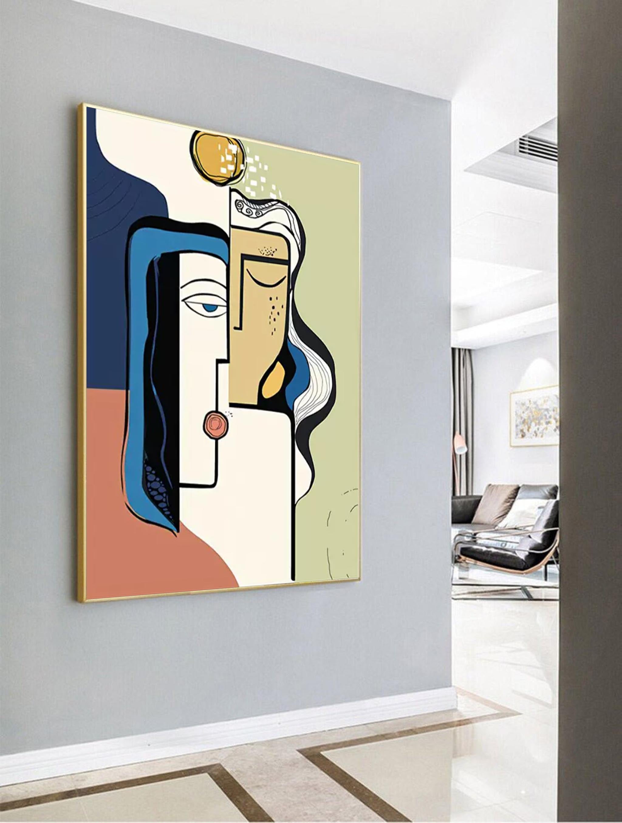 Abstract Canvas Art #AB408