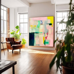 Abstract Canvas Art #AB456