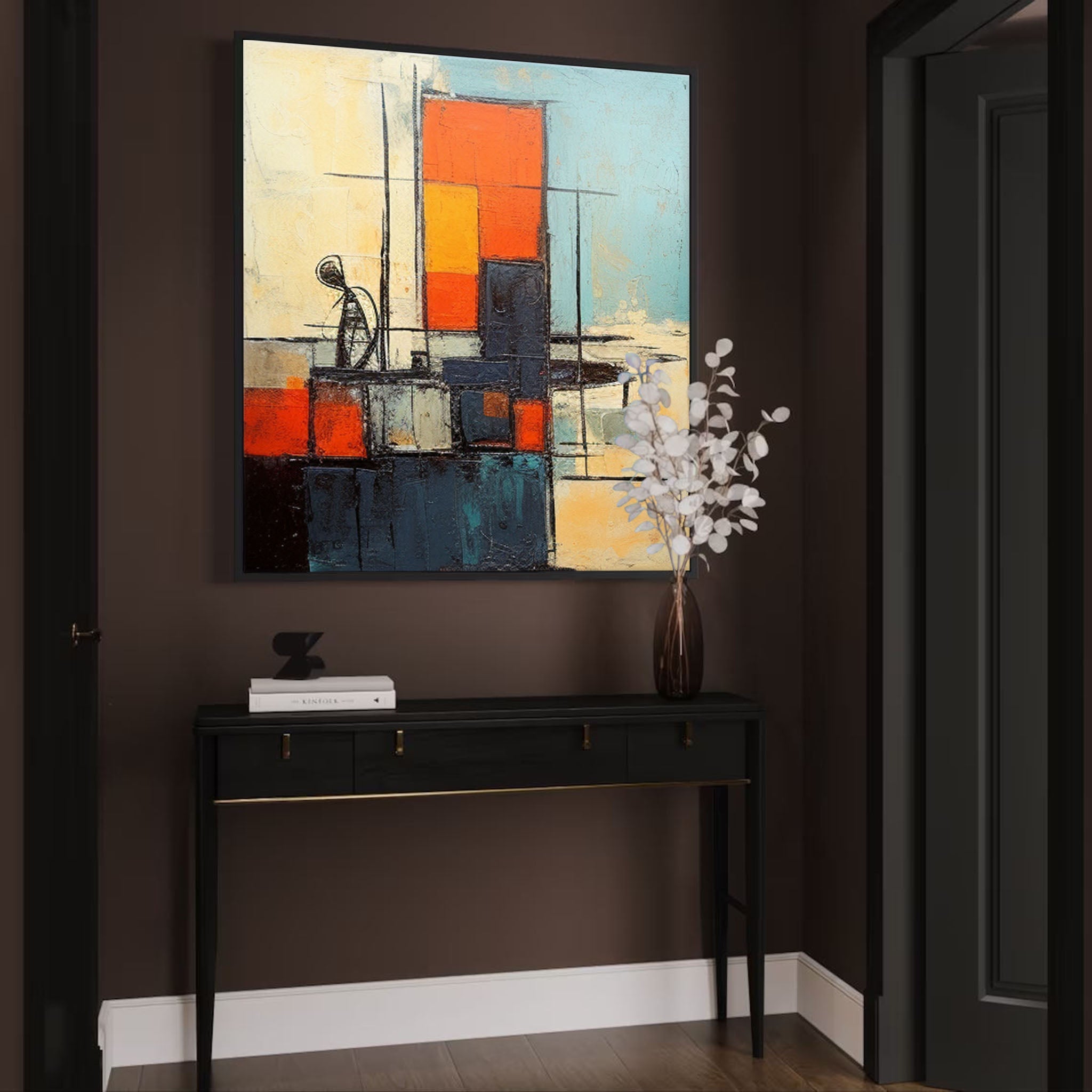 Abstract Canvas Art #AB319