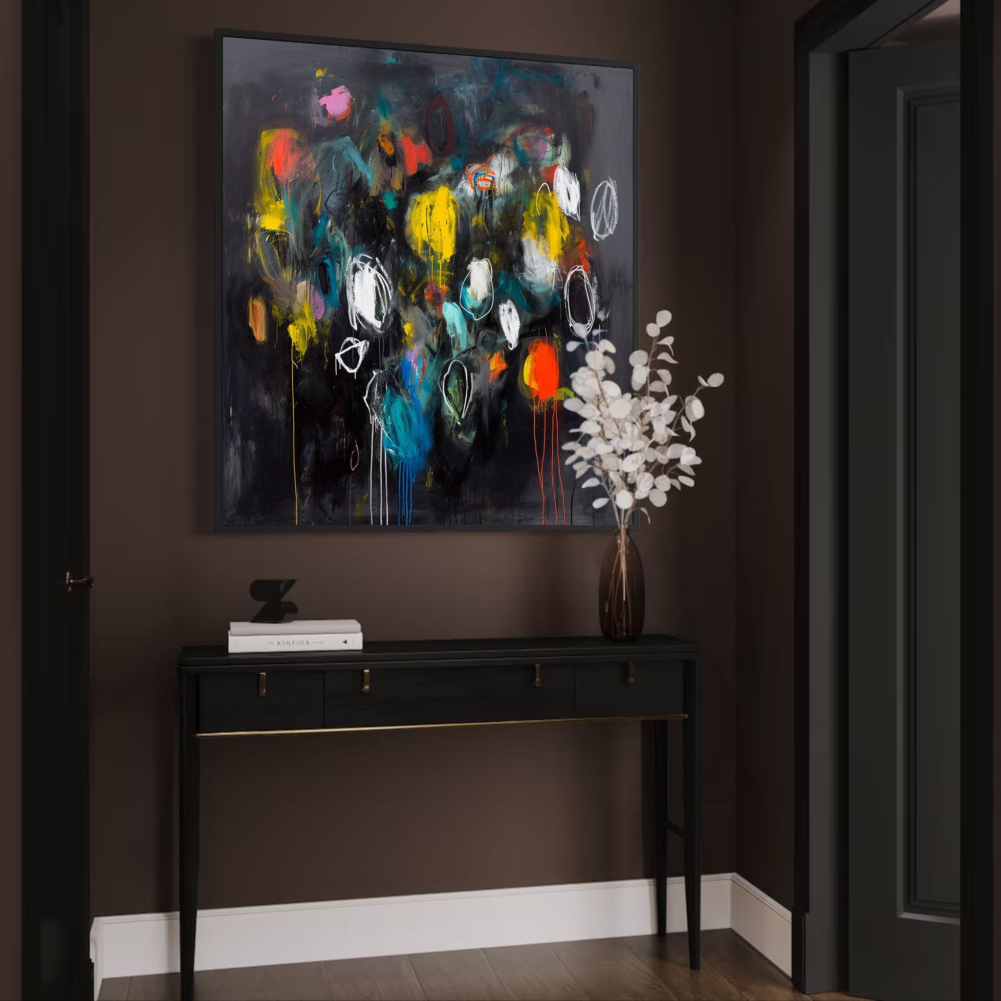 Abstract Canvas Art #AB375
