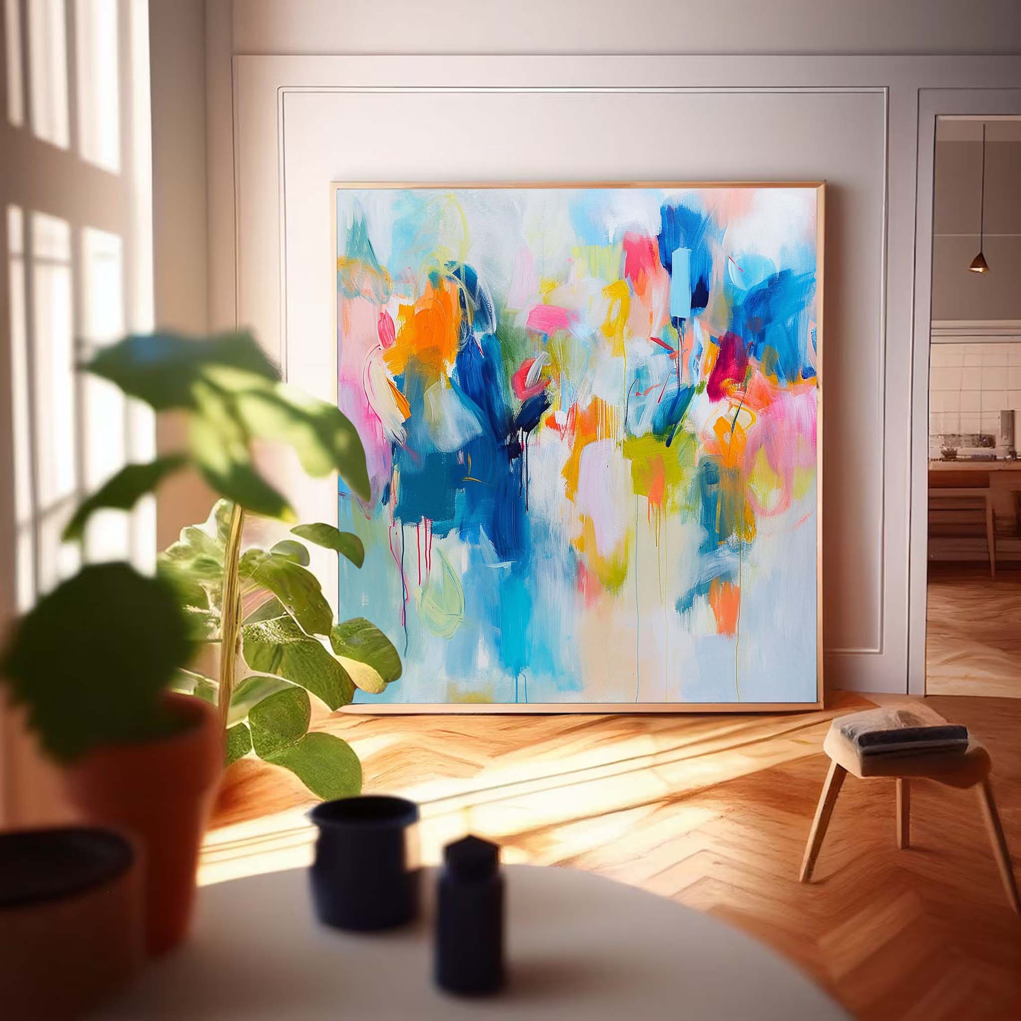 Abstract Canvas Art #AB468