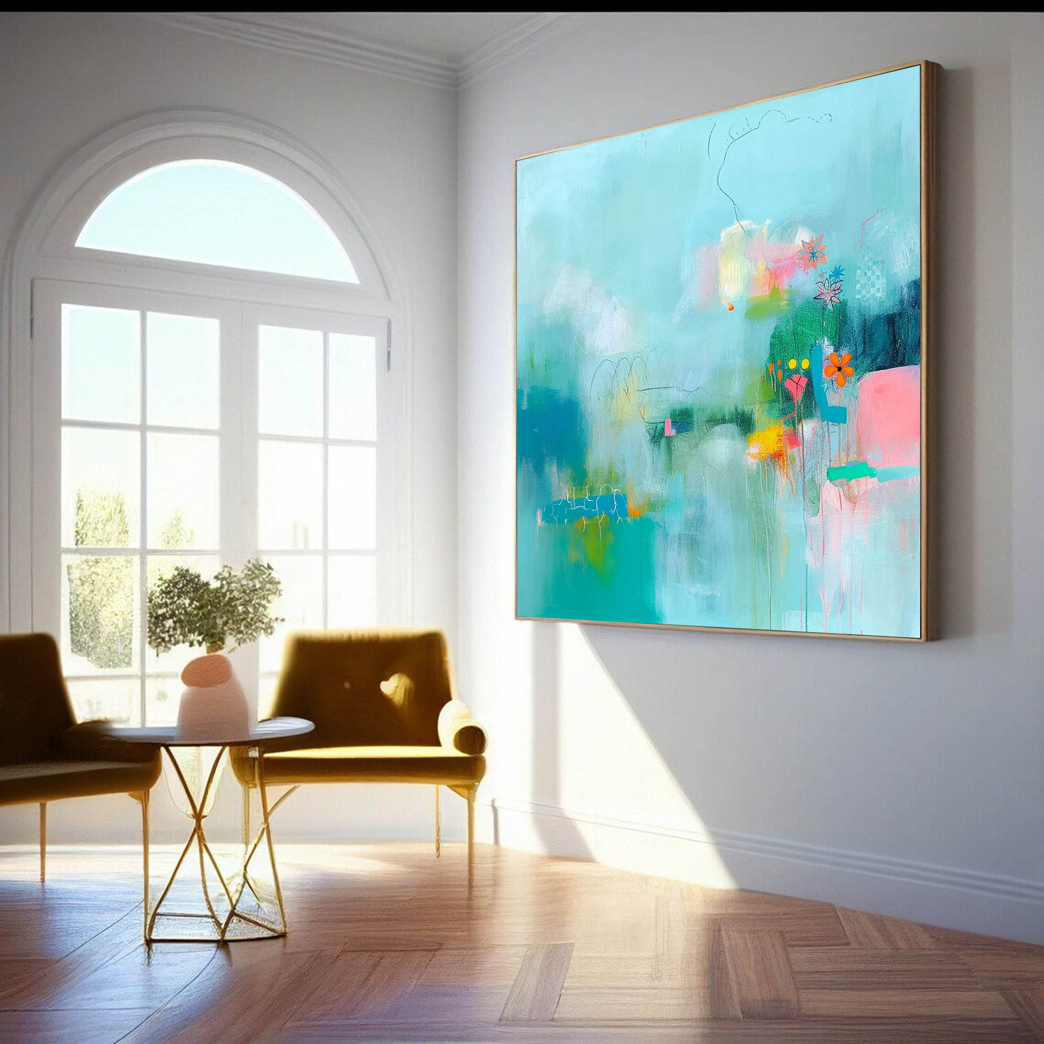 Abstract Canvas Art #AB451