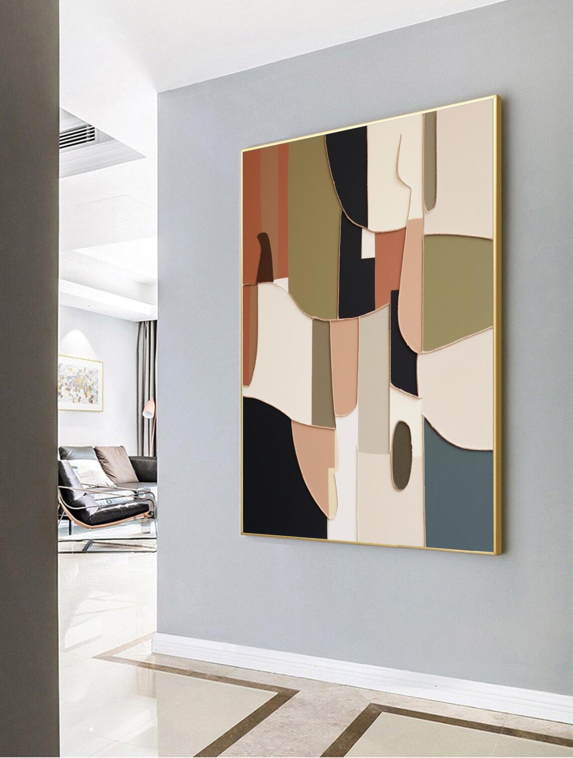 Abstract Canvas Art #AB347