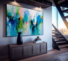 Abstract Canvas Art #AB426