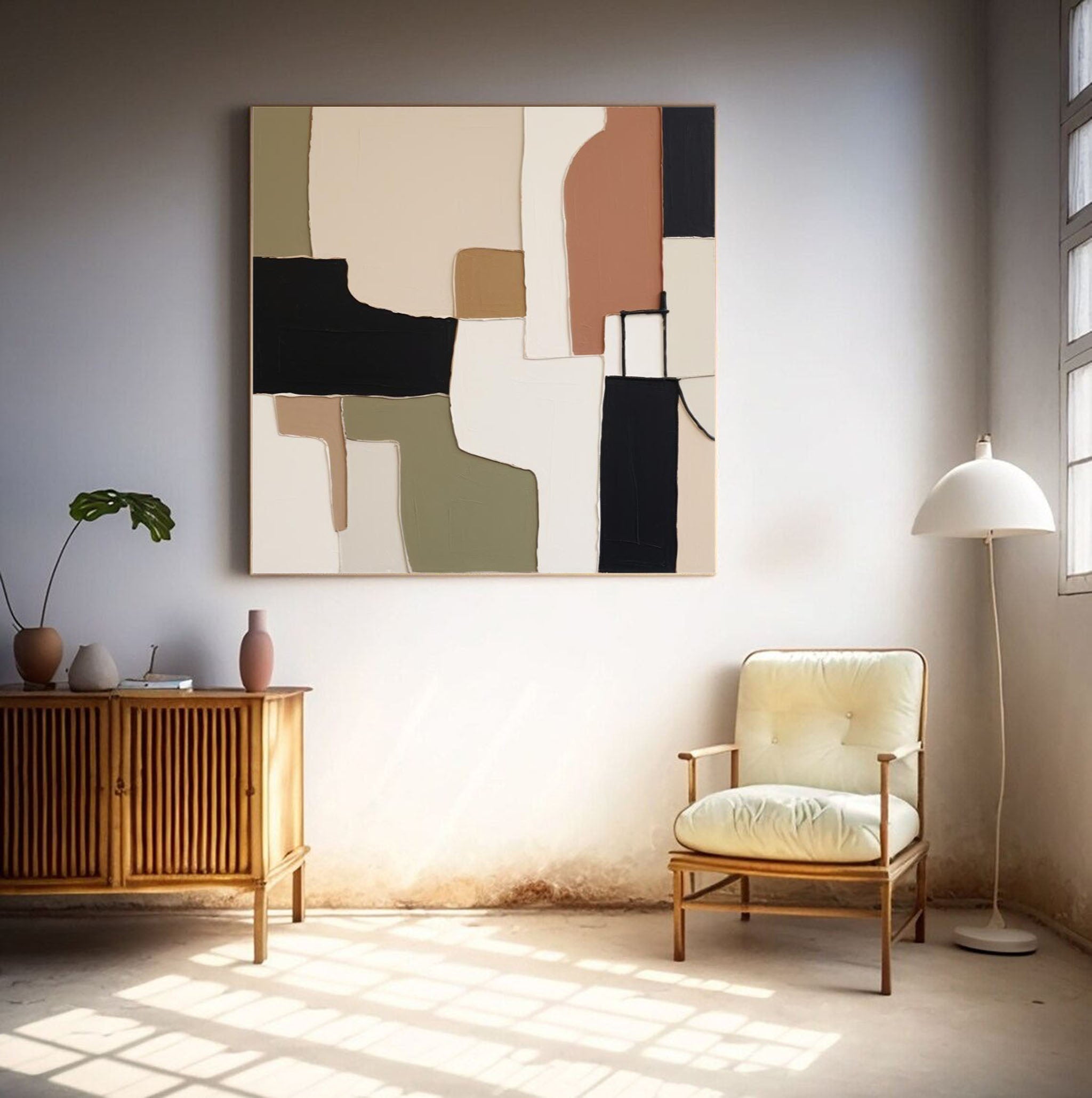 Abstract Canvas Art #AB340