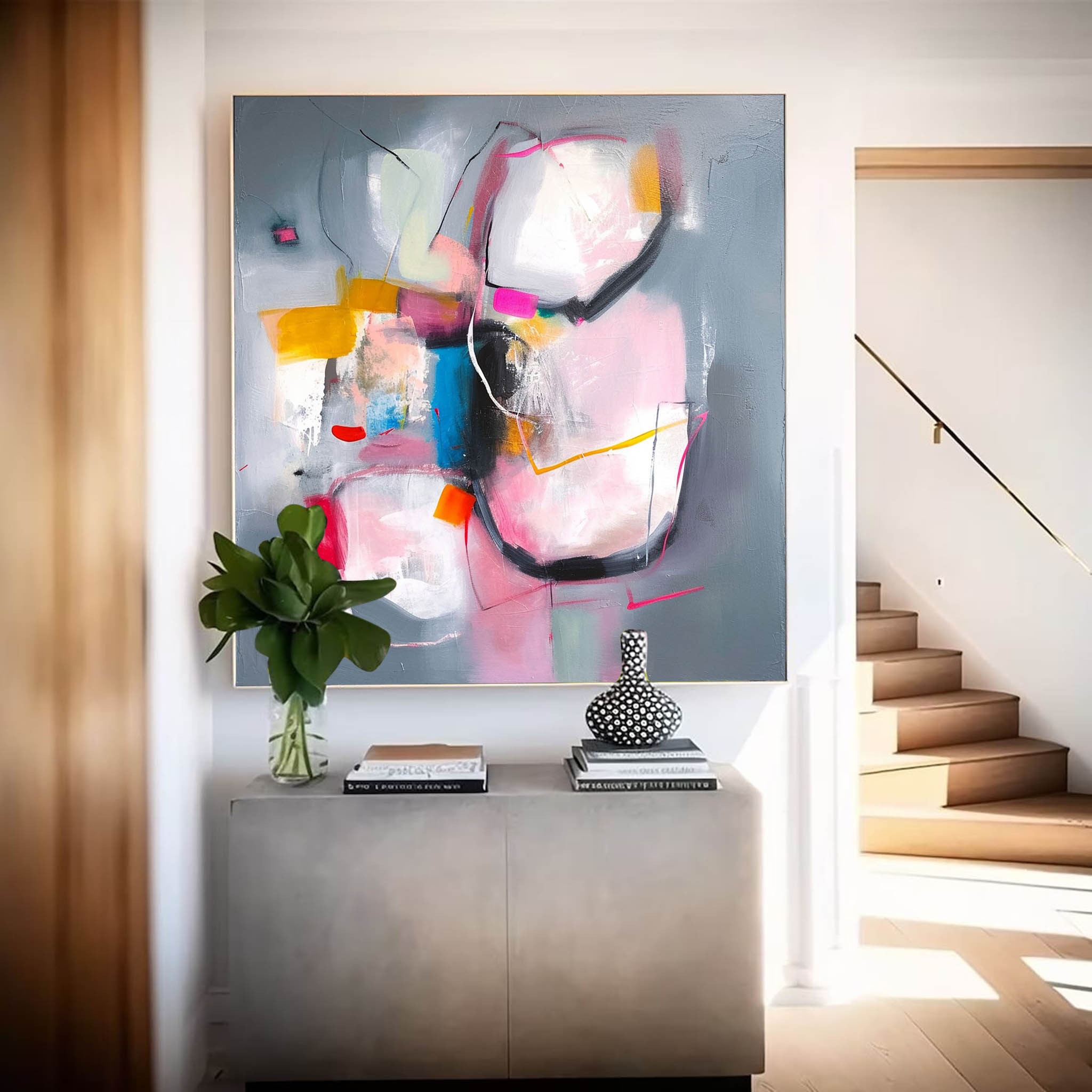 Abstract Canvas Art #AB418