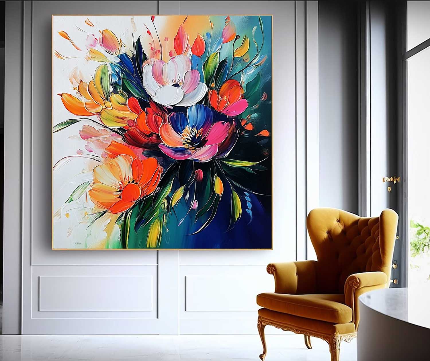 Flower Canvas Art #FL204