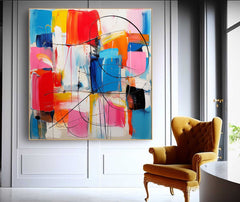Abstract Canvas Art #AB222
