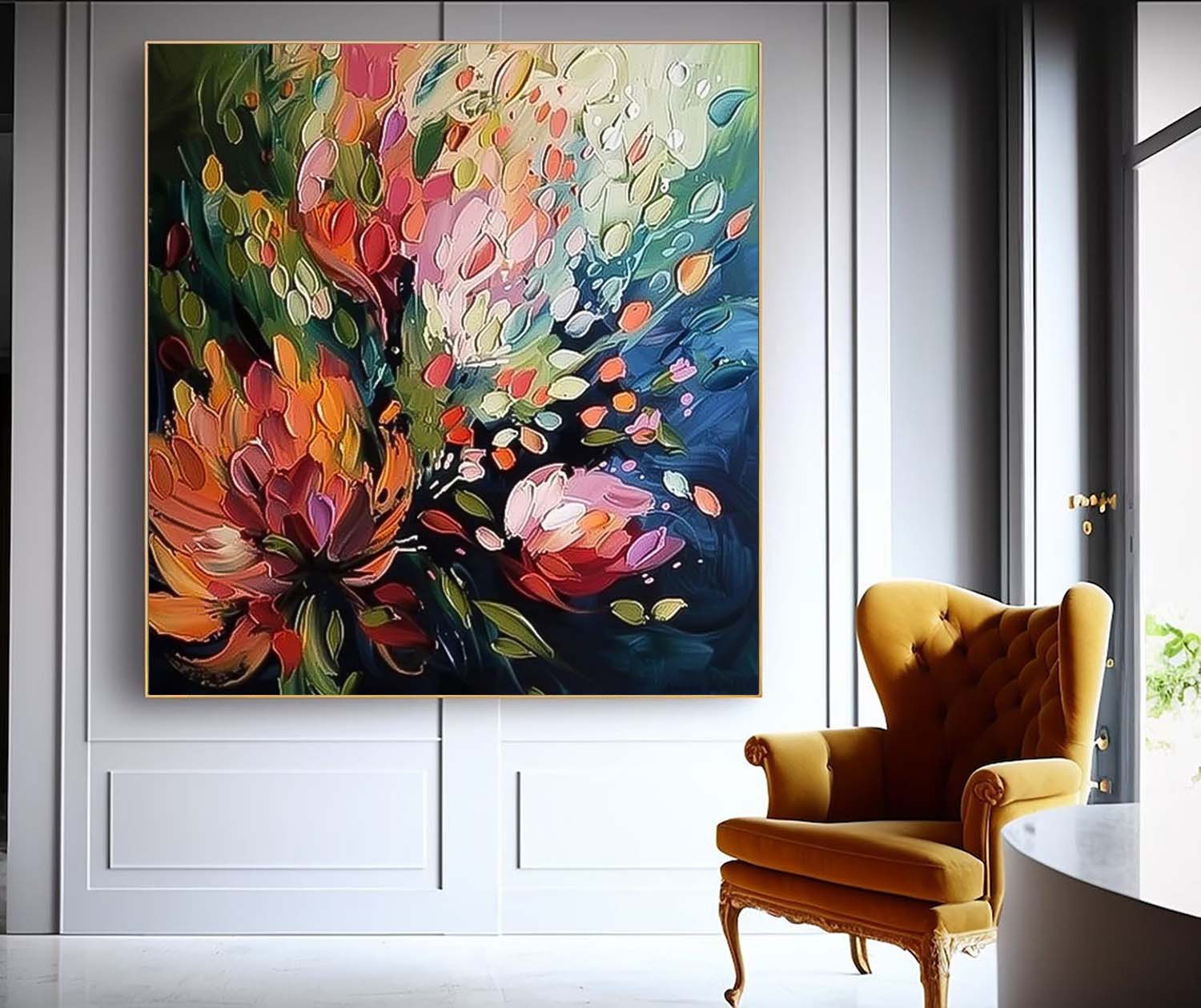 Flower Canvas Art #FL157