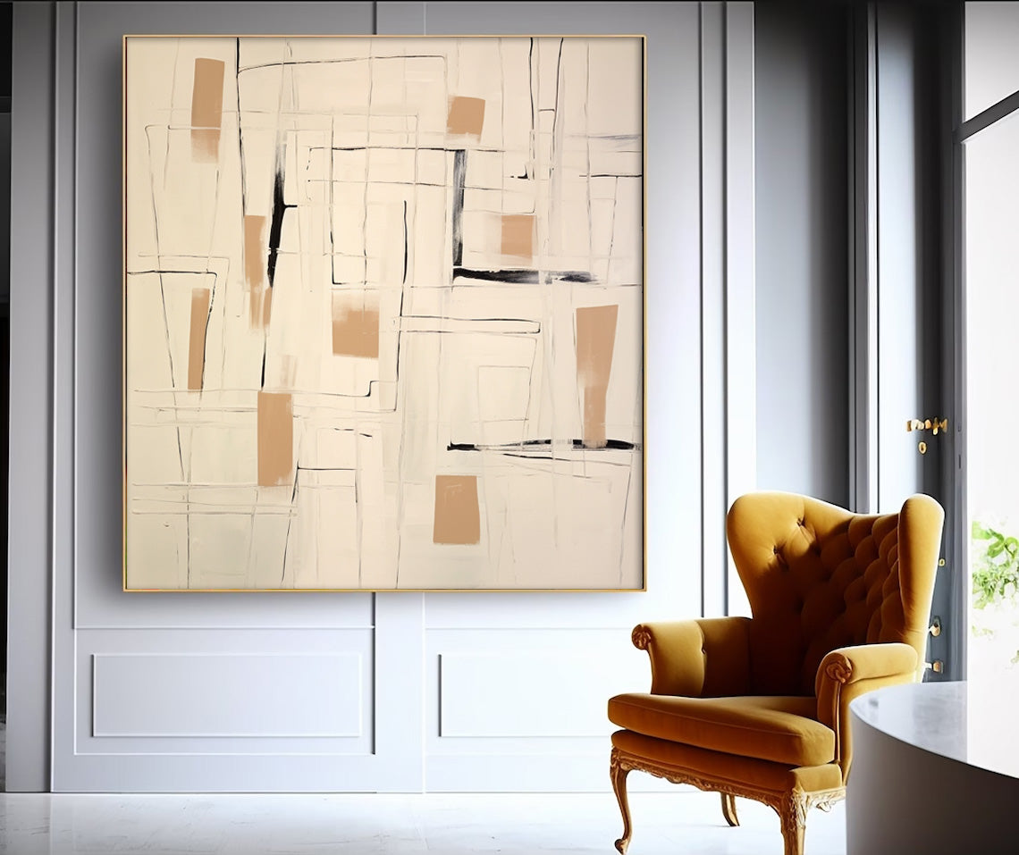 Abstract Canvas Art #AB323