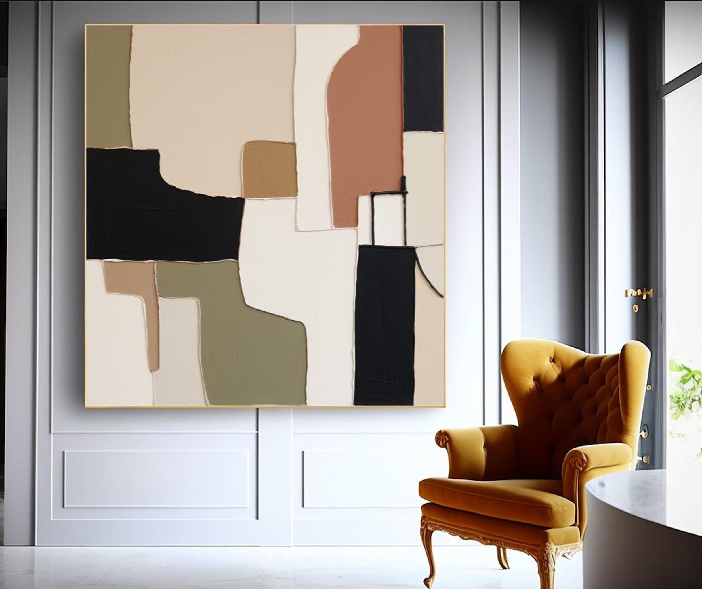 Abstract Canvas Art #AB340