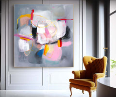Abstract Canvas Art #AB419