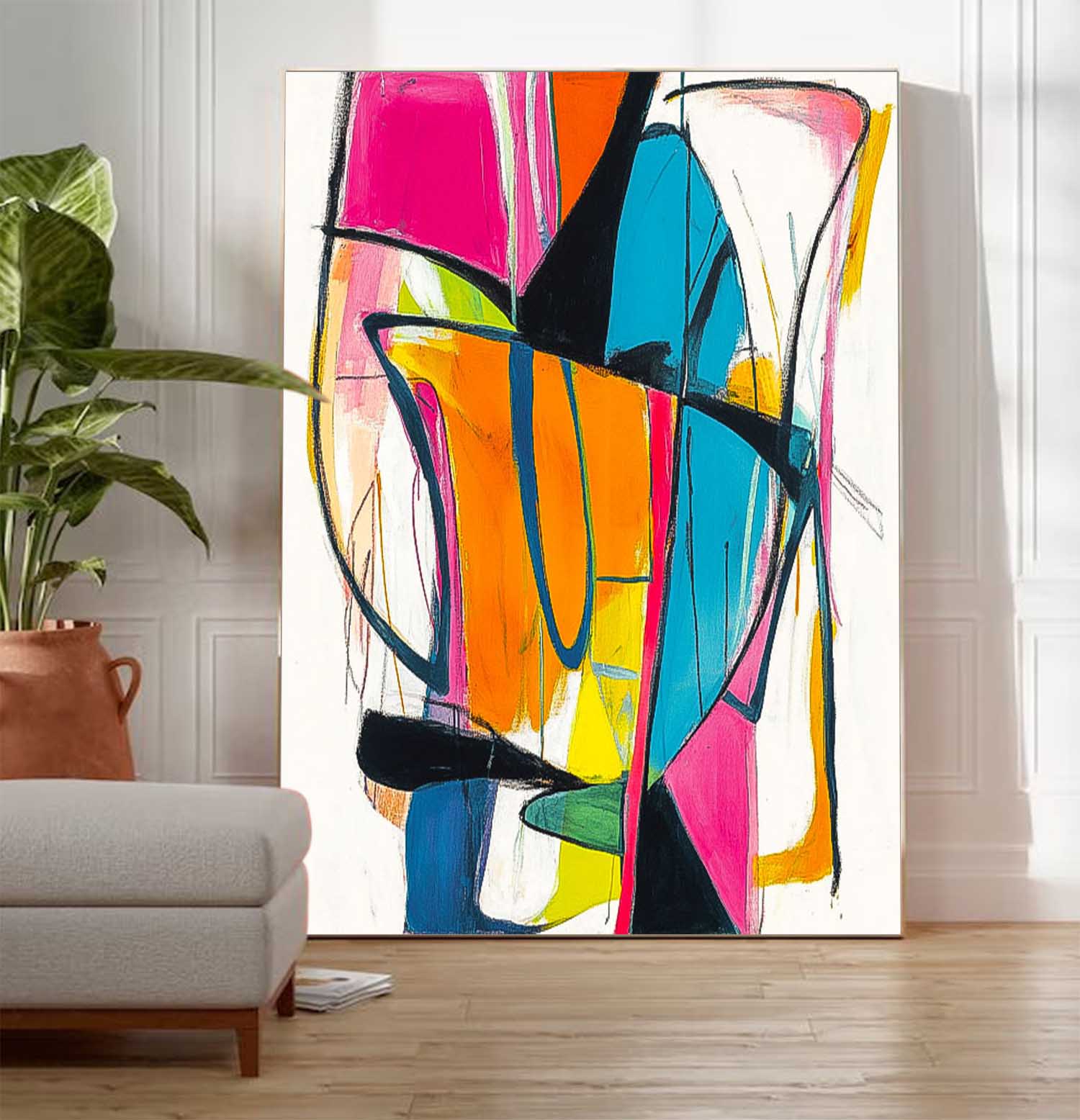 Abstract Canvas Art #AB694