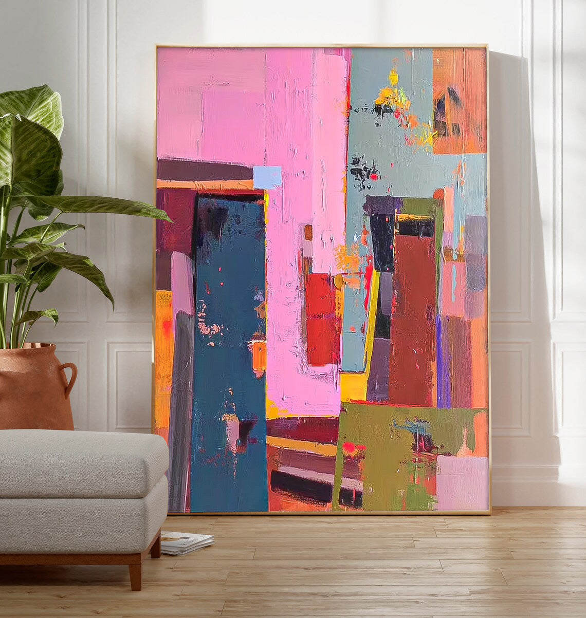 Abstract Canvas Art #AB002