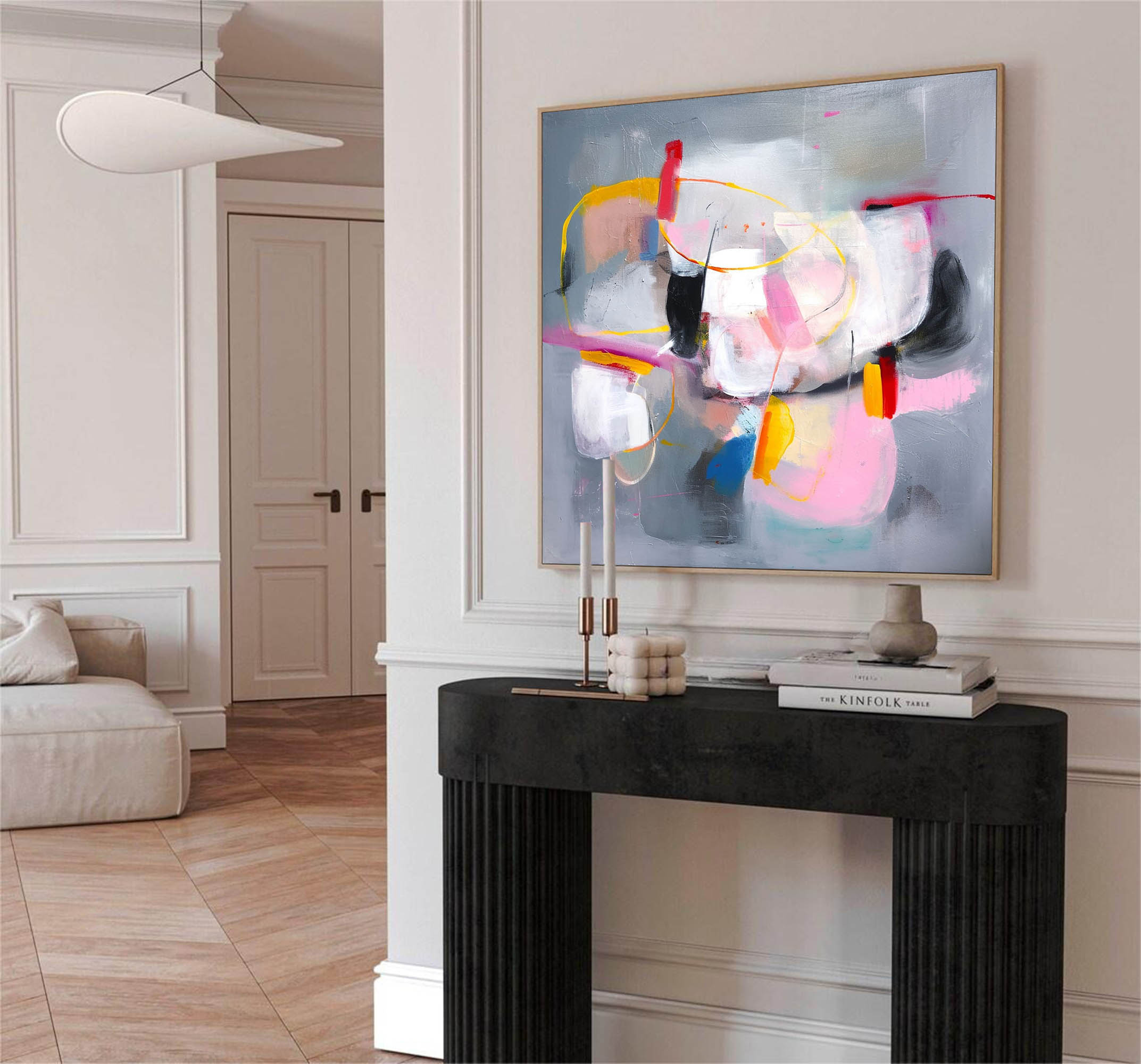 Abstract Canvas Art #AB419