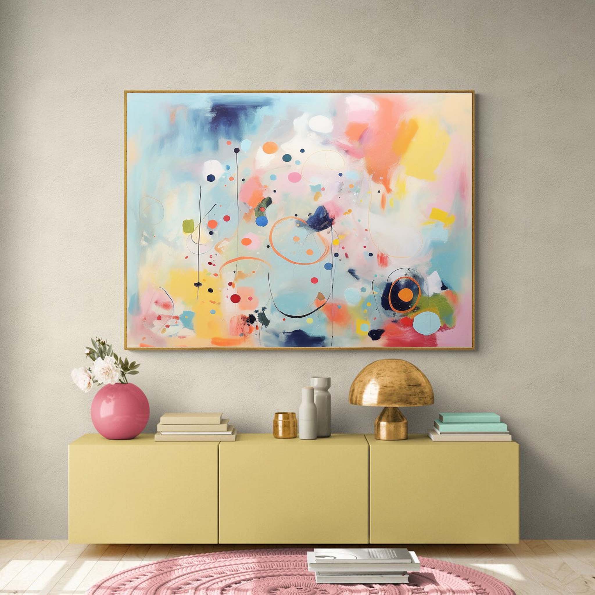 Abstract Canvas Art #AB189