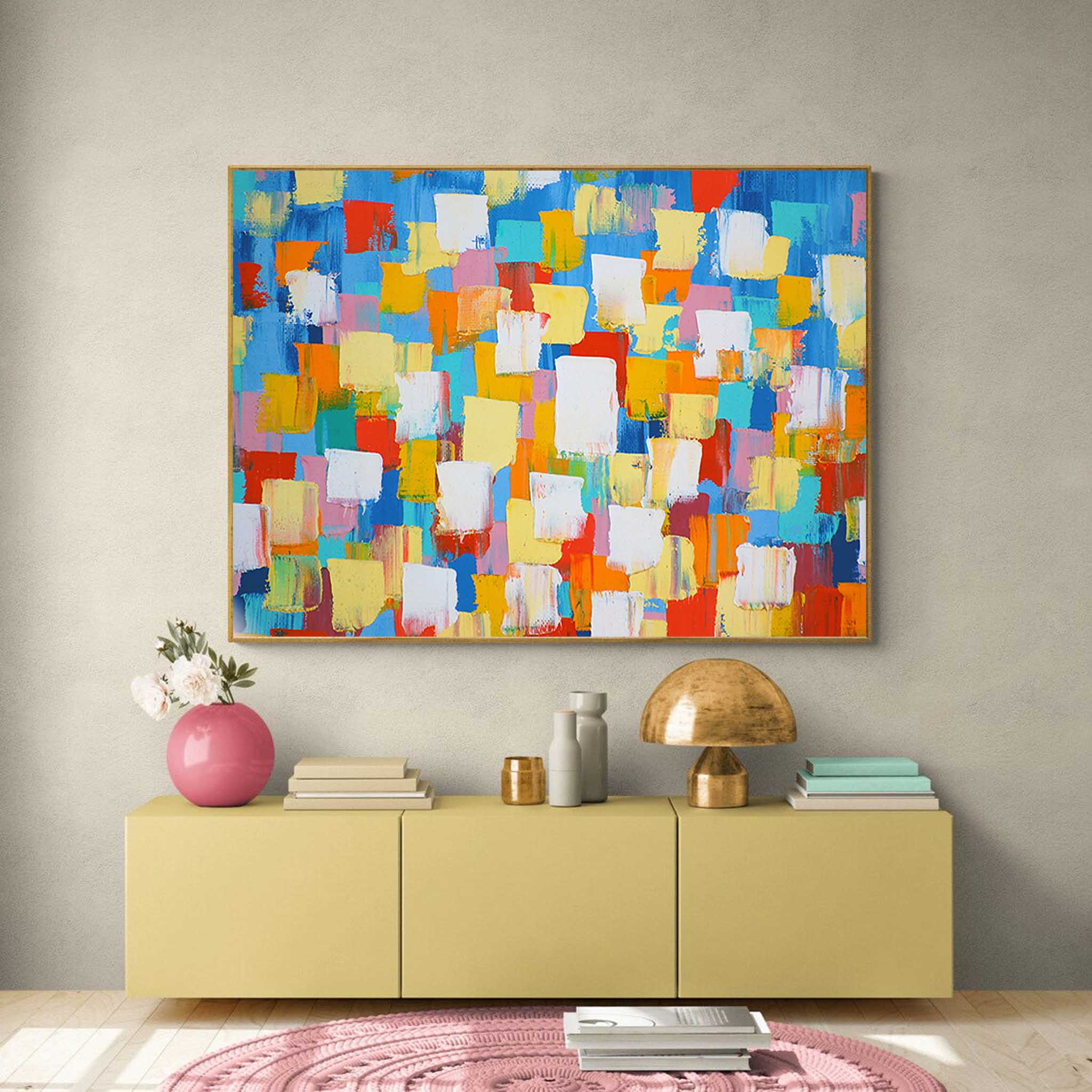 Abstract Canvas Art #AB256