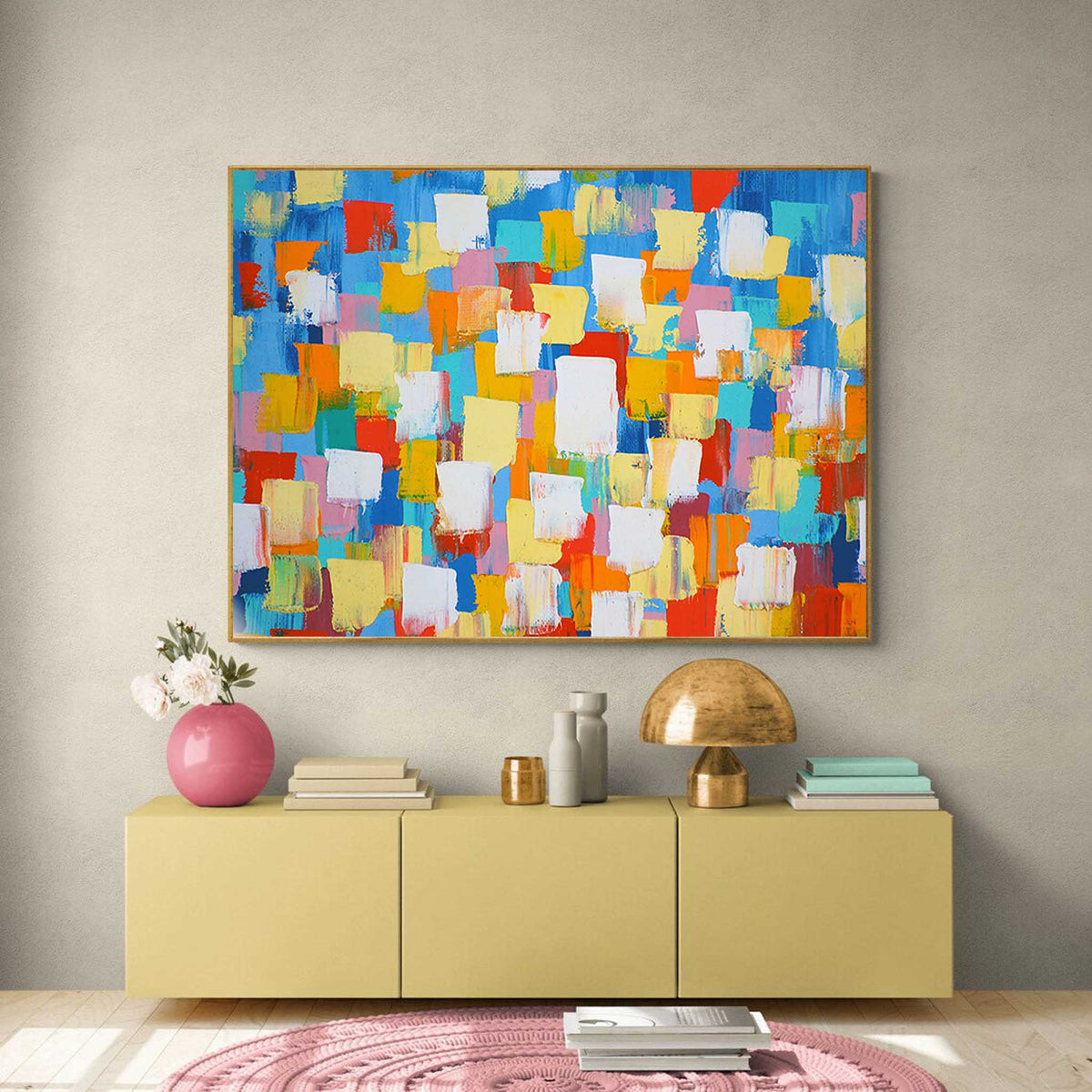 Abstract Canvas Art #AB256
