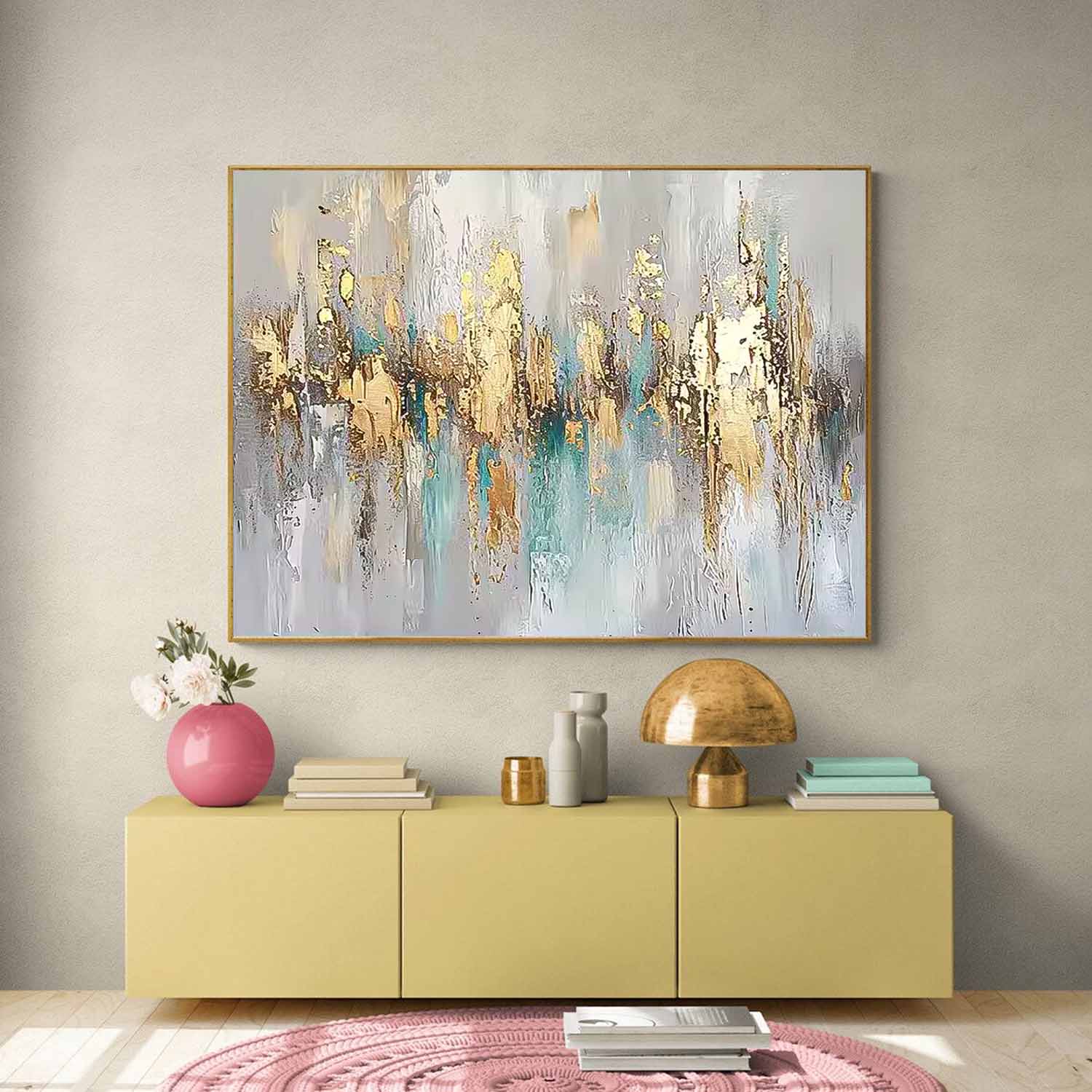 Abstract Canvas Art #AB558